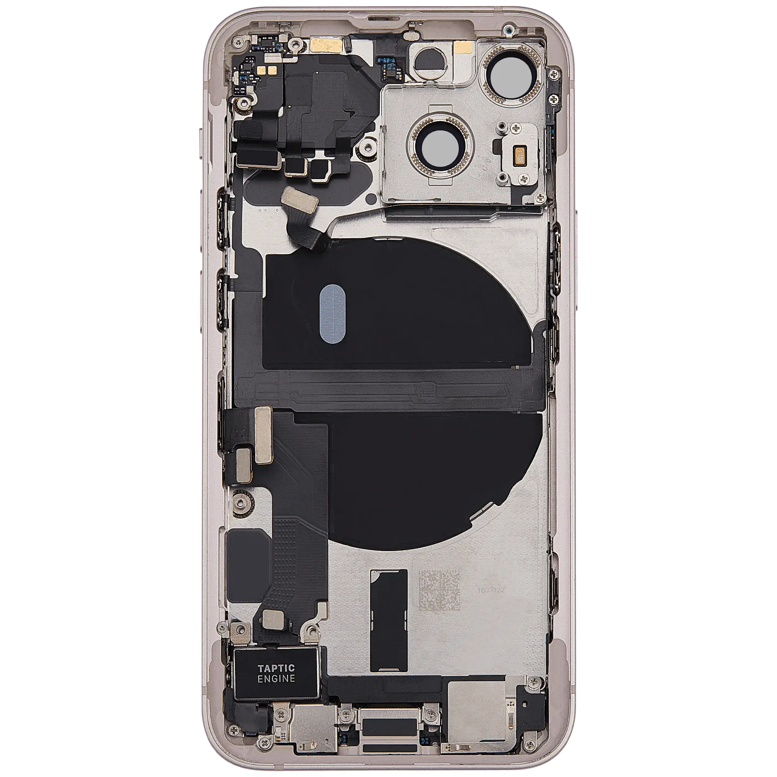 Rückgehäuse mit Ladebuchsen-Flex und Kleinteilen für iPhone 13 Mini (EU / globale Version) (ausgebautes Originalteil: Grade B) (Pink (Rosa)) – Bild 4