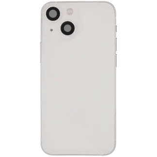 Rückgehäuse mit Ladebuchsen-Flex und Kleinteilen für iPhone 13 Mini (EU / globale Version) (ausgebautes Originalteil: Grade B) (Starlight)