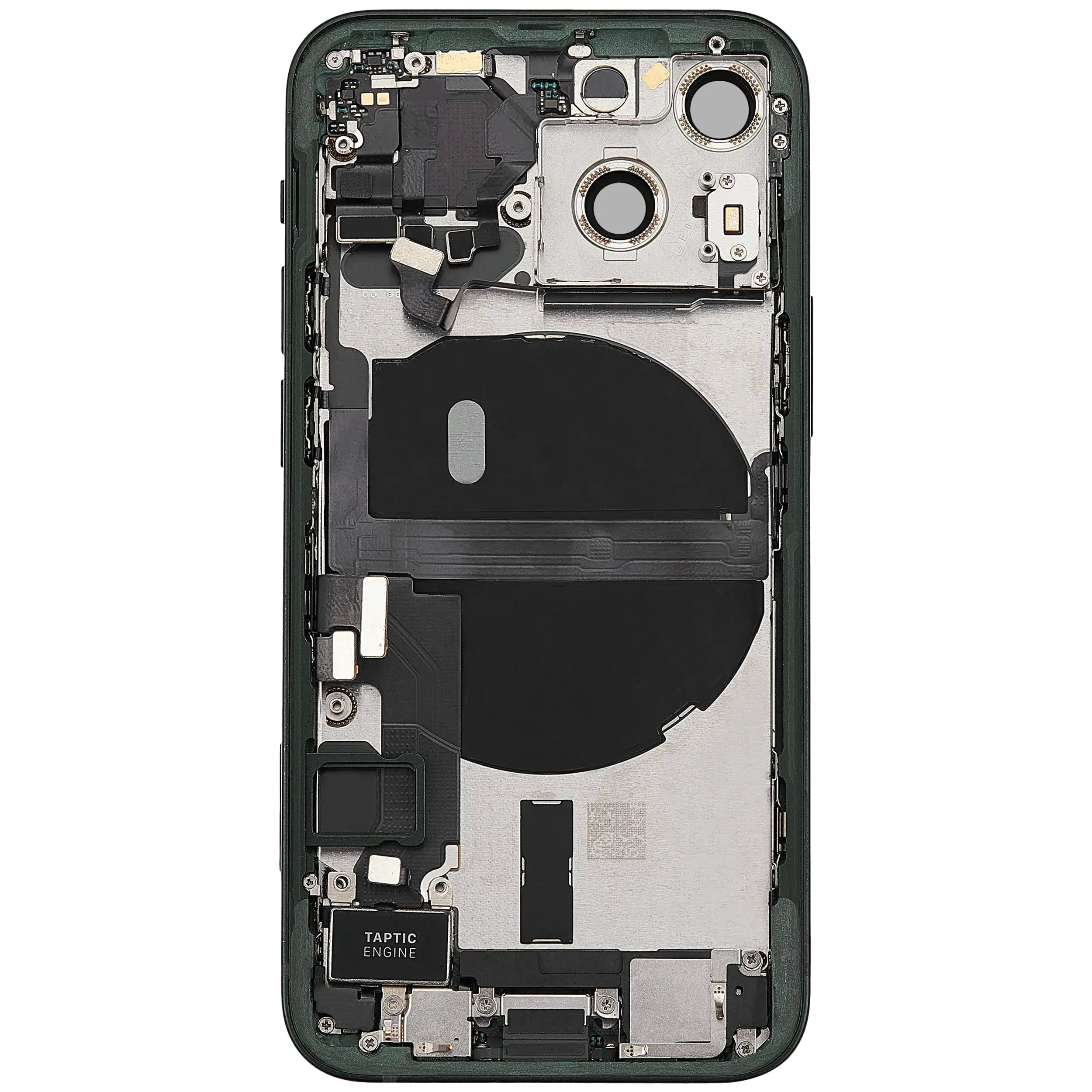 Rückgehäuse mit Ladebuchsen-Flex und Kleinteilen für iPhone 13 Mini (EU / globale Version) (ausgebautes Originalteil: Grade C) (Green (Grün)) – Bild 4