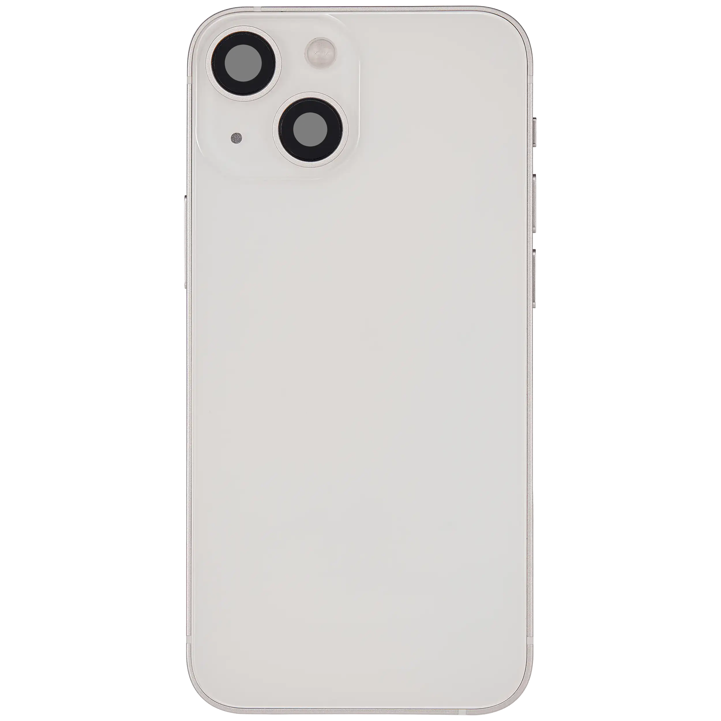 Rückgehäuse mit Ladebuchsen-Flex und Kleinteilen für iPhone 13 Mini (EU / globale Version) (ausgebautes Originalteil: Grade C) (Starlight) – Bild 3