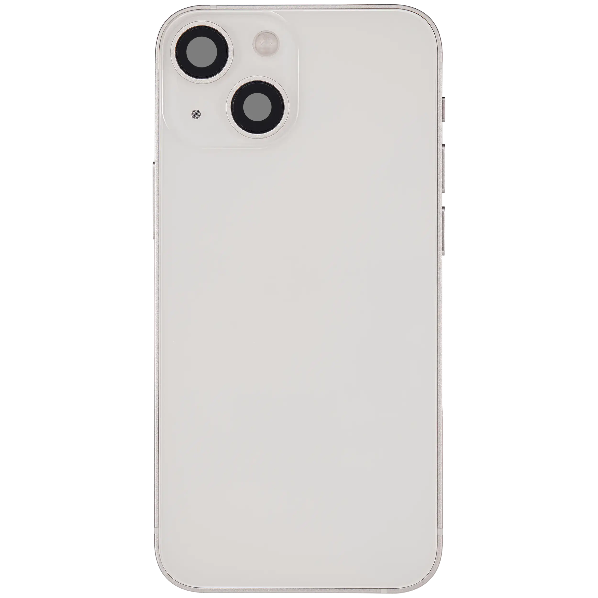 Rückgehäuse mit Ladebuchsen-Flex und Kleinteilen für iPhone 13 Mini (US-Version) (ausgebautes Originalteil: Grade B) (Starlight) – Bild 3