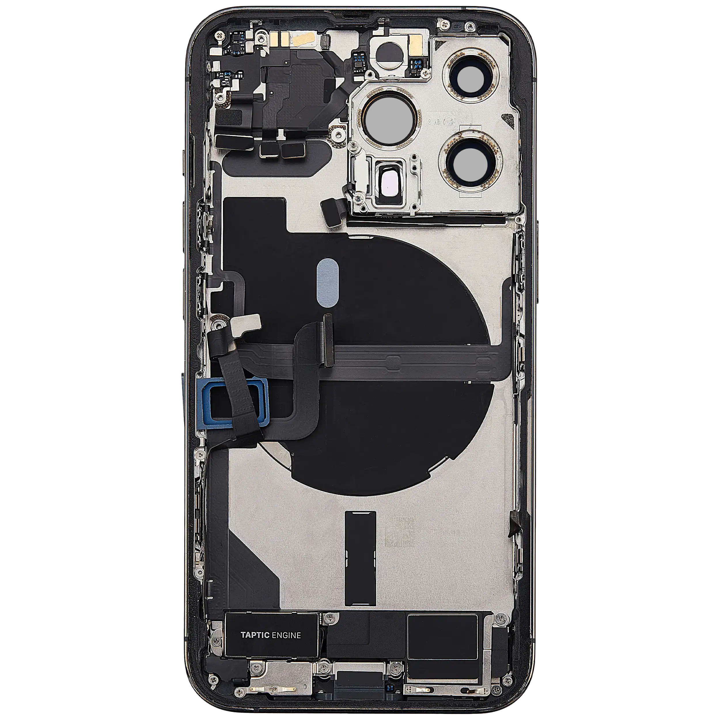 Rückgehäuse mit Ladebuchsen-Flex und Kleinteilen für iPhone 13 Pro (EU / globale Version) (ausgebautes Originalteil: Grade C) (Alpine Green) – Bild 4