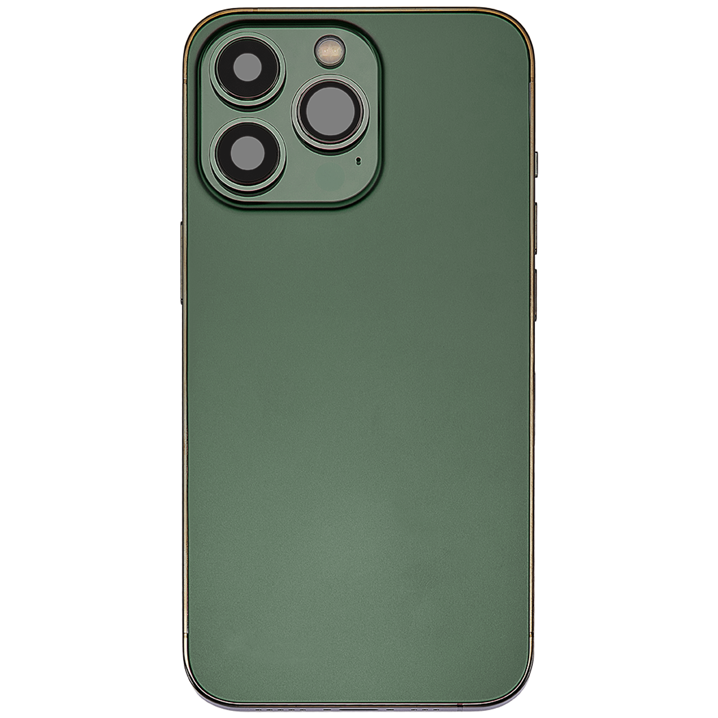 Rückgehäuse mit Ladebuchsen-Flex und Kleinteilen für iPhone 13 Pro (US-Version) (ausgebautes Originalteil: Grade B) (Alpine Green) – Bild 4