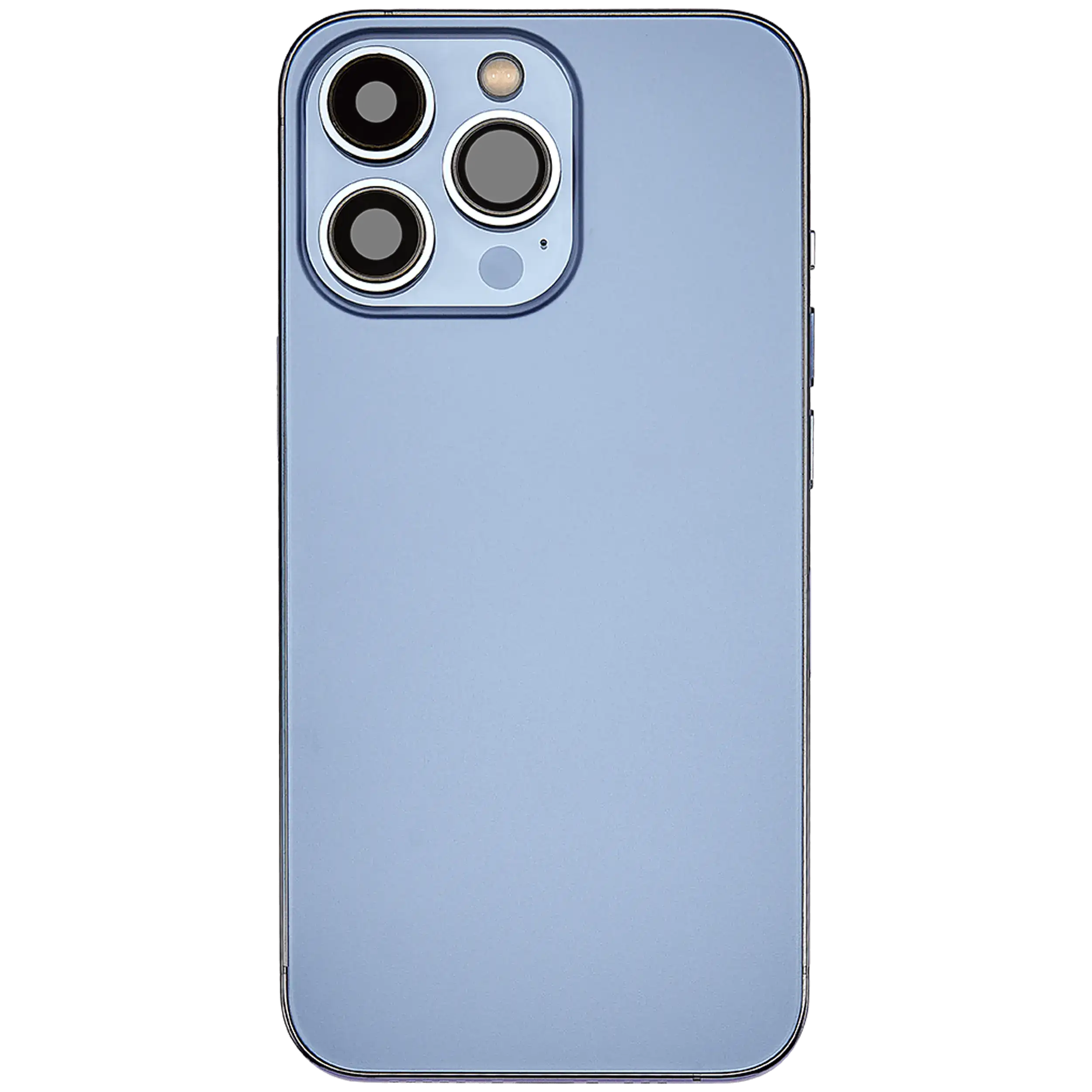 Rückgehäuse mit Ladebuchsen-Flex und Kleinteilen für iPhone 13 Pro (US-Version) (ausgebautes Originalteil: Grade C) (Sierra Blue) – Bild 4