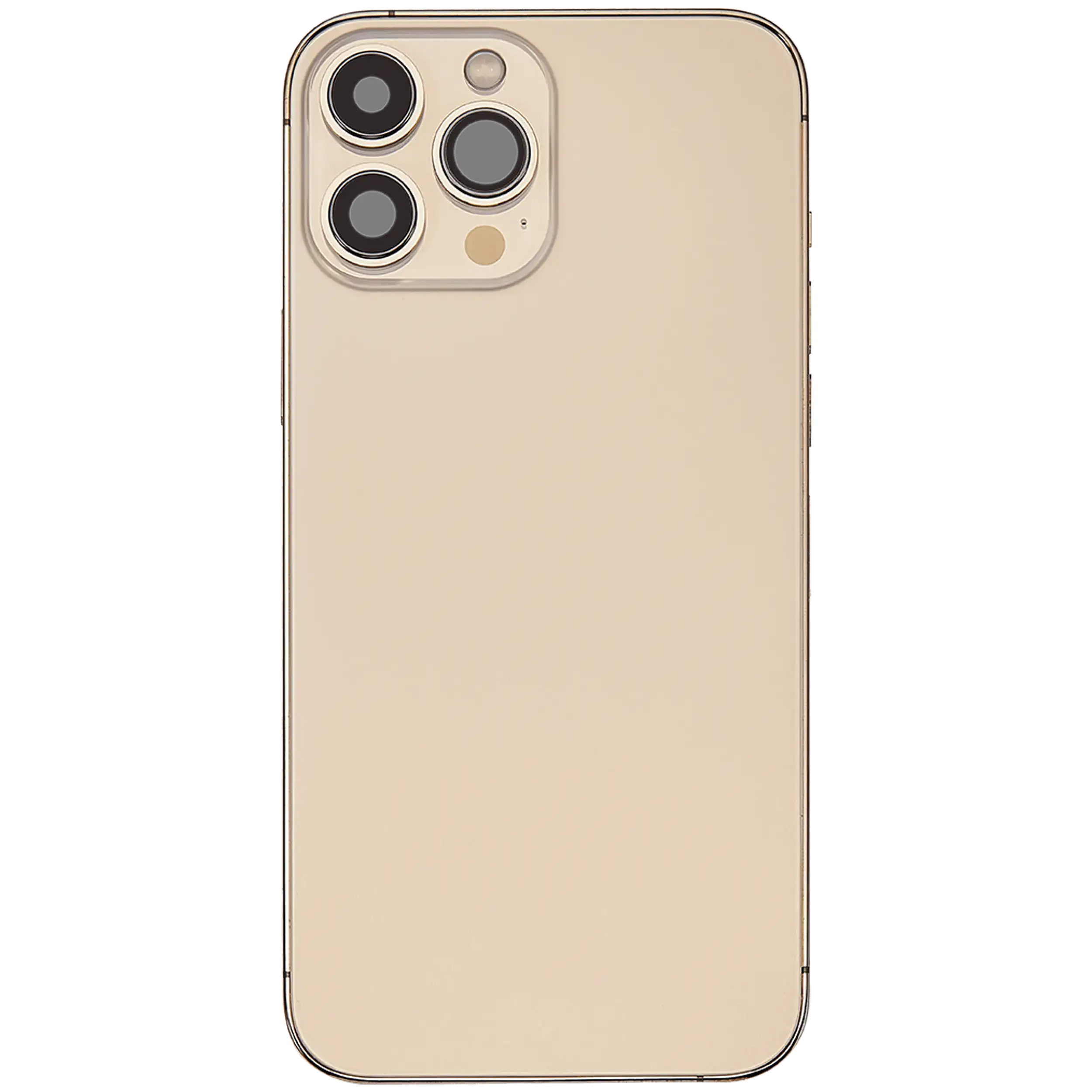 Rückgehäuse mit Ladebuchsen-Flex und Kleinteilen für iPhone 13 Pro Max (EU / globale Version) (ausgebautes Originalteil: Grade B) (Gold) – Bild 4