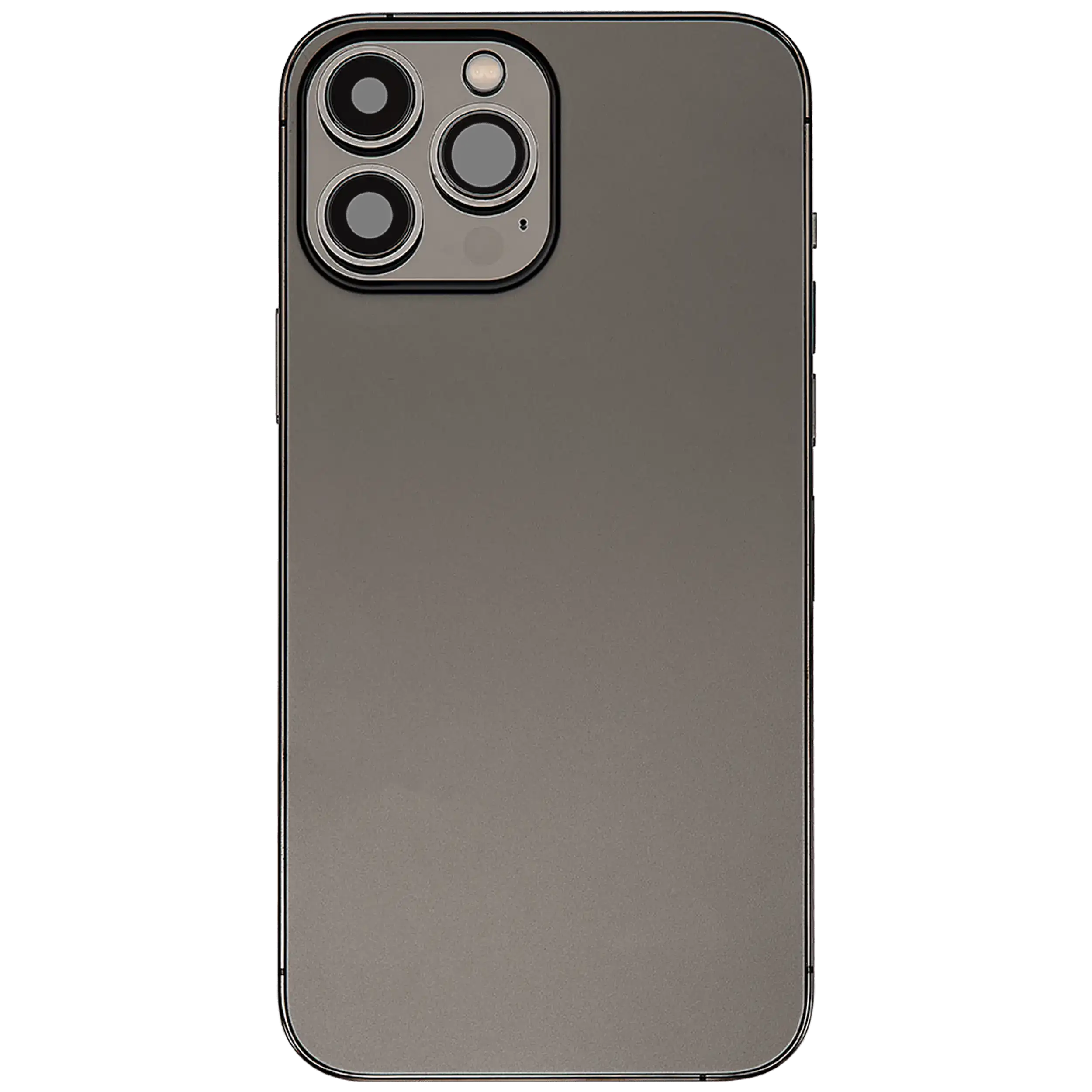 Rückgehäuse mit Ladebuchsen-Flex und Kleinteilen für iPhone 13 Pro Max (EU / globale Version) (ausgebautes Originalteil: Grade B) (Graphite) – Bild 4