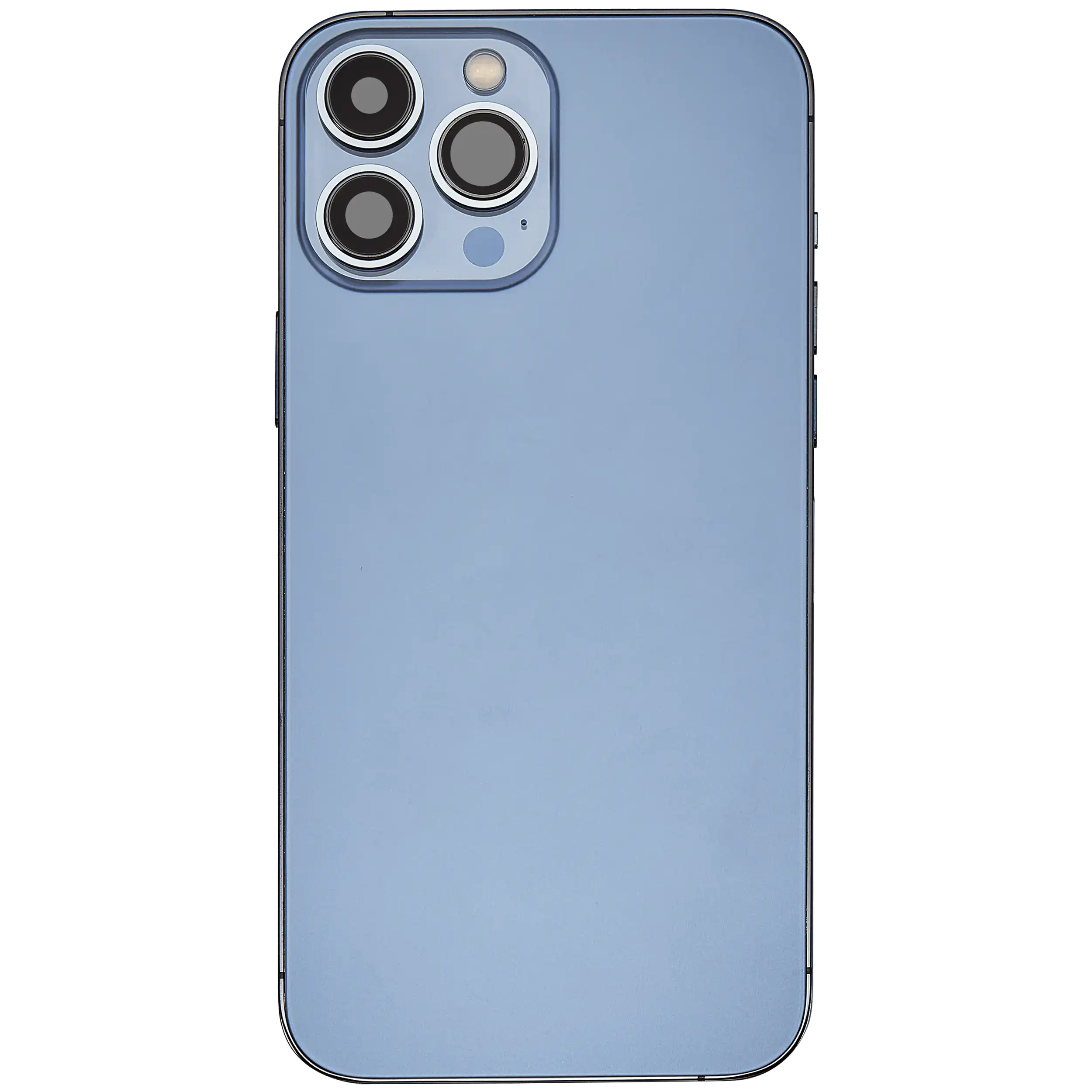 Rückgehäuse mit Ladebuchsen-Flex und Kleinteilen für iPhone 13 Pro Max (EU / globale Version) (ausgebautes Originalteil: Grade C) (Sierra Blue) – Bild 3