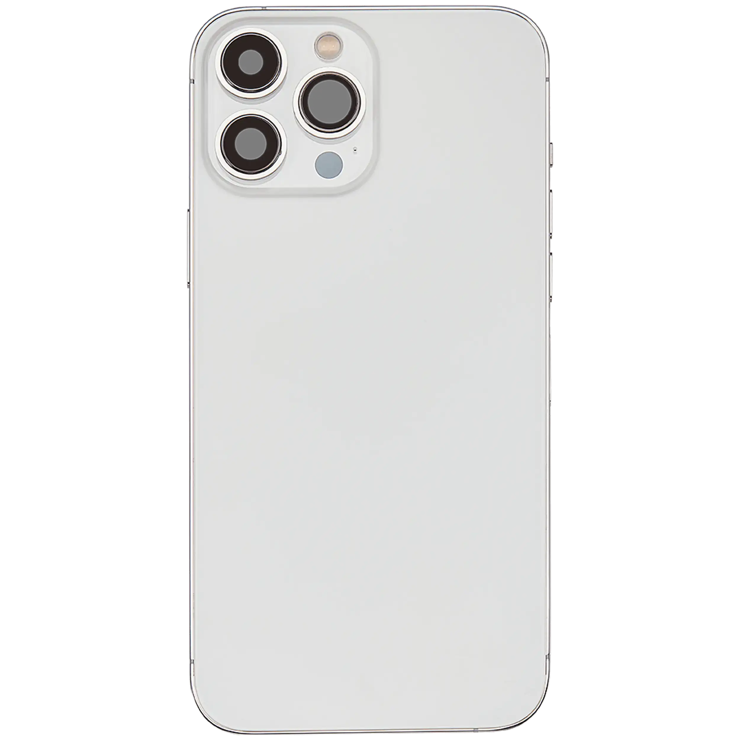 Rückgehäuse mit Ladebuchsen-Flex und Kleinteilen für iPhone 13 Pro Max (US-Version) (ausgebautes Originalteil: Grade B) (Silver (Silber)) – Bild 4
