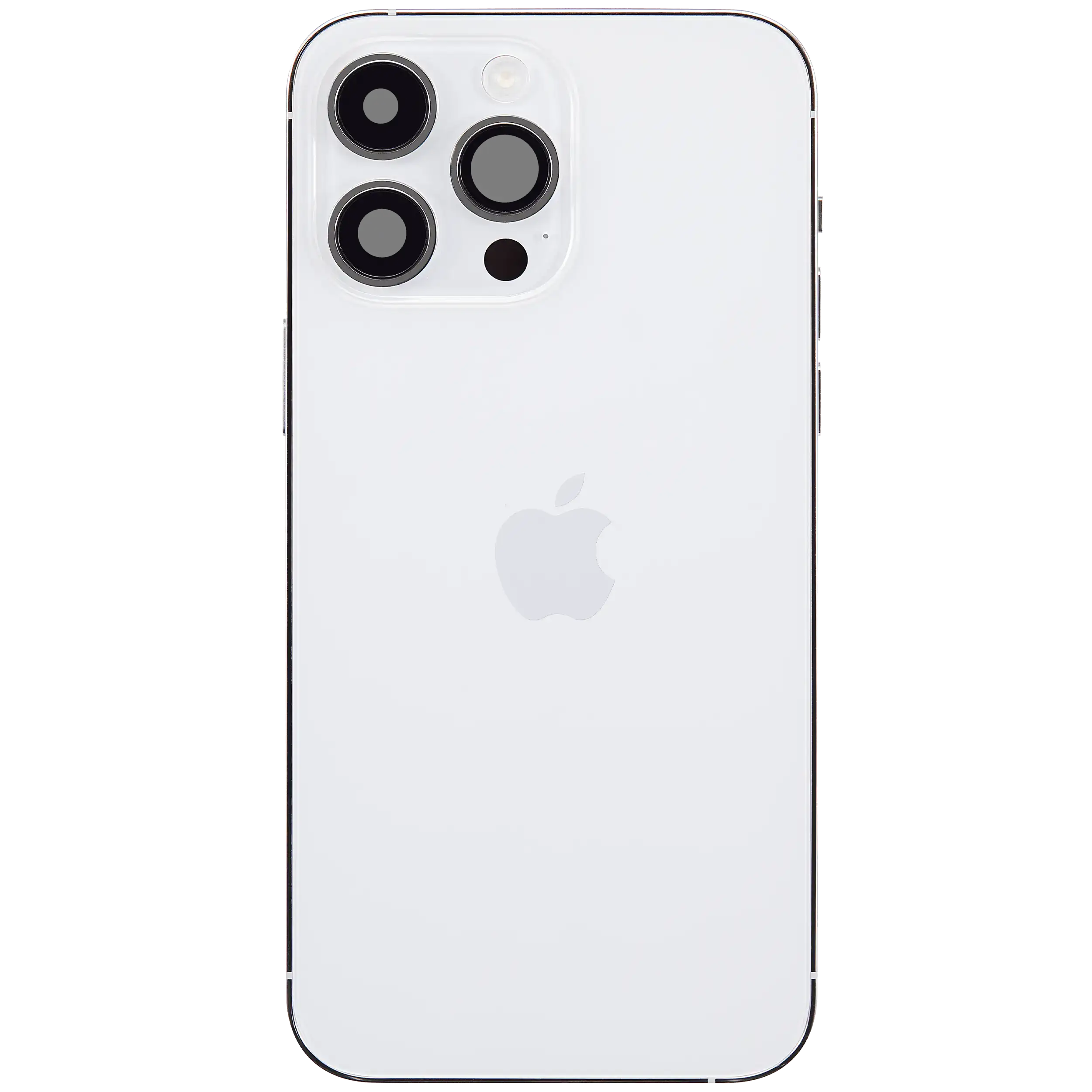 Rückgehäuse mit Ladebuchsen-Flex und Kleinteilen für iPhone 14 Pro Max (EU / globale Version) (ausgebautes Originalteil: Grade B) (Silver (Silber)) – Bild 3
