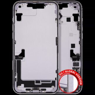 Mittelrahmen mit Ladebuchsen-Flex und Kleinteilen für iPhone 14 Plus (EU / globale Version) (ausgebautes Originalteil: Grade B) (Purple (Violett))