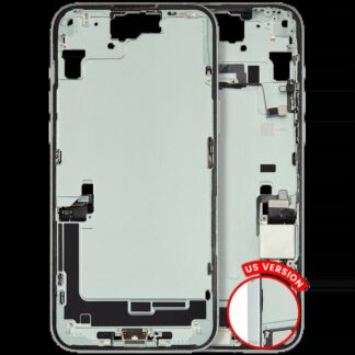 Mittelrahmen mit Ladebuchsen-Flex und Kleinteilen für iPhone 15 Plus (US-Version) (ausgebautes Originalteil: Grade A) (Green (Grün))
