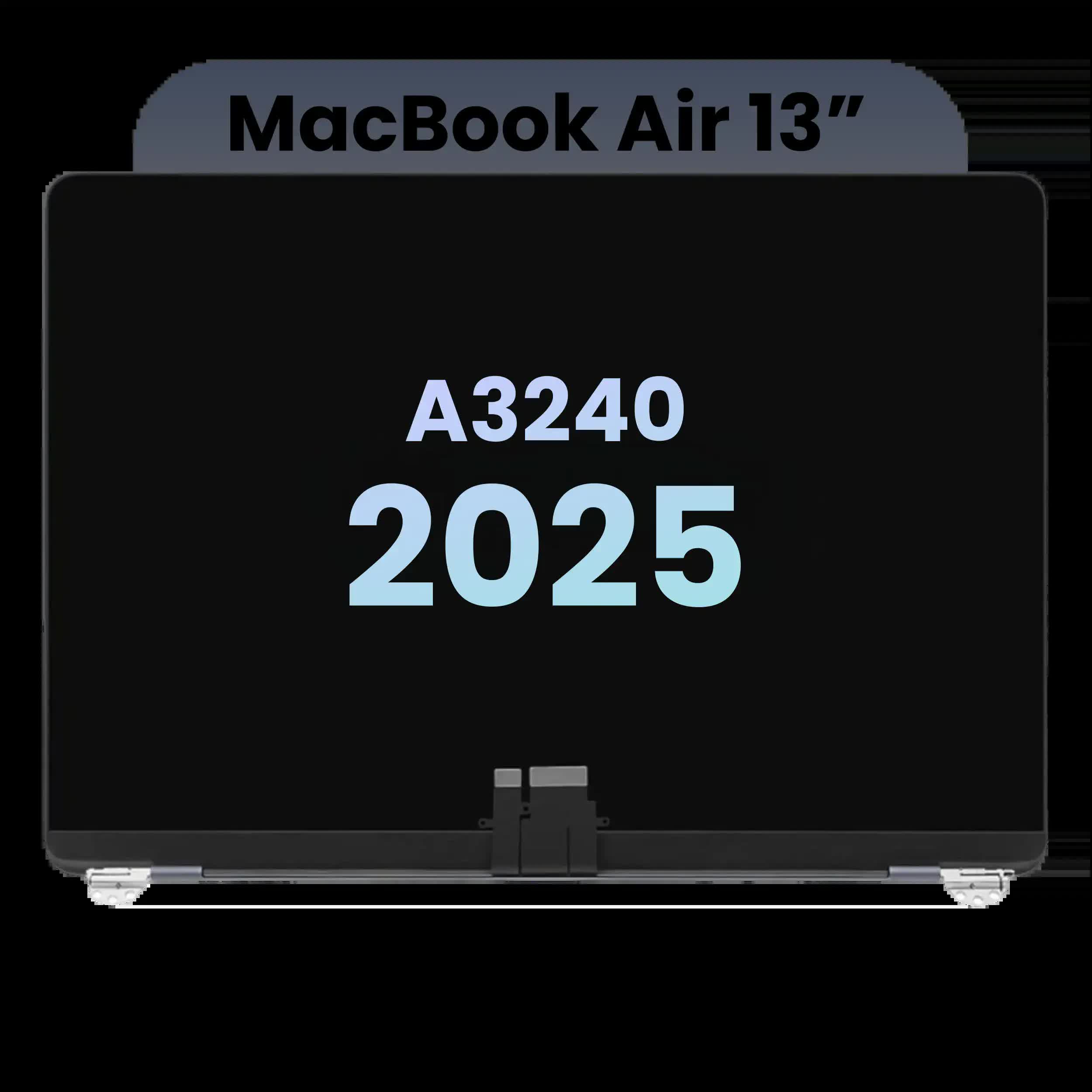komplette LCD-Displayeinheit für MacBook Air 13" (A3240) (2025) (Original) (Midnight)