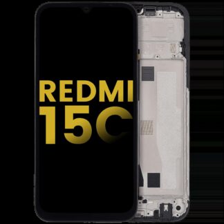 LCD Display mit Rahmen für Xiaomi Redmi 15C 4G (EU Version) (professionell aufgearbeitet)
