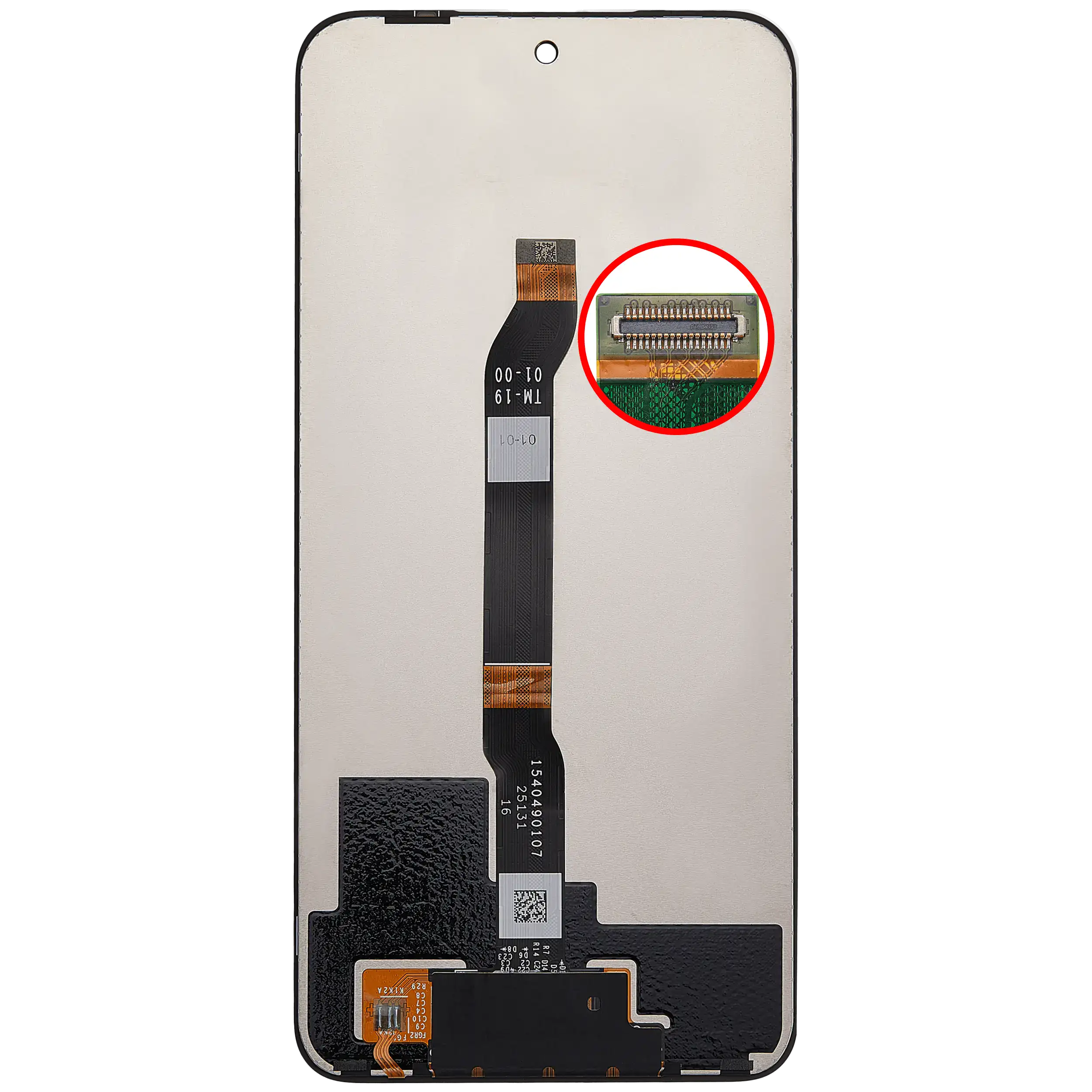 LCD Display ohne Rahmen für Xiaomi Redmi 15 5G (professionell aufgearbeitet) – Bild 4