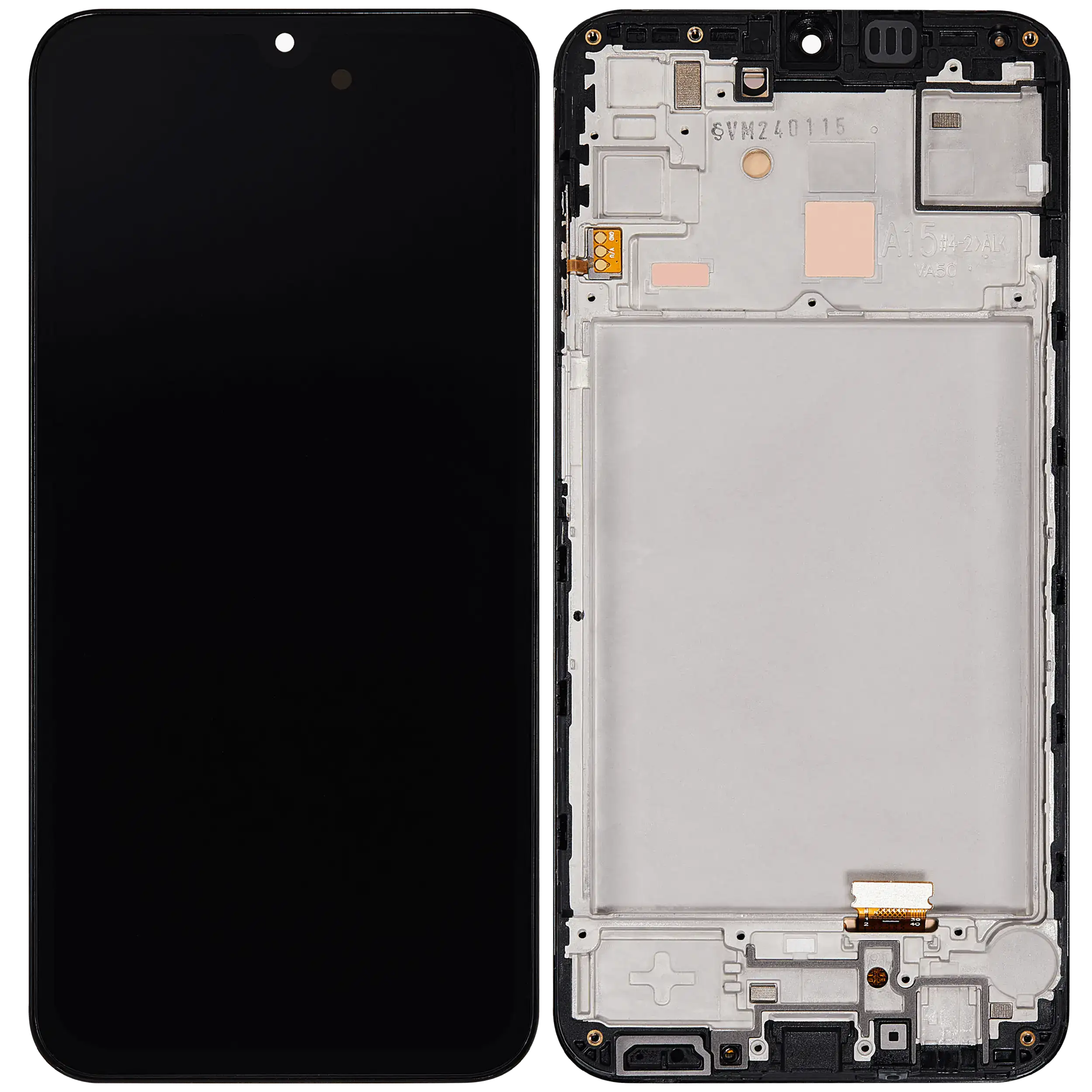 OLED Display mit Rahmen für Samsung Galaxy A15 4G (A155 / 2023) / A15 5G (A156 / 2023) (Aftermarket Plus) – Bild 2