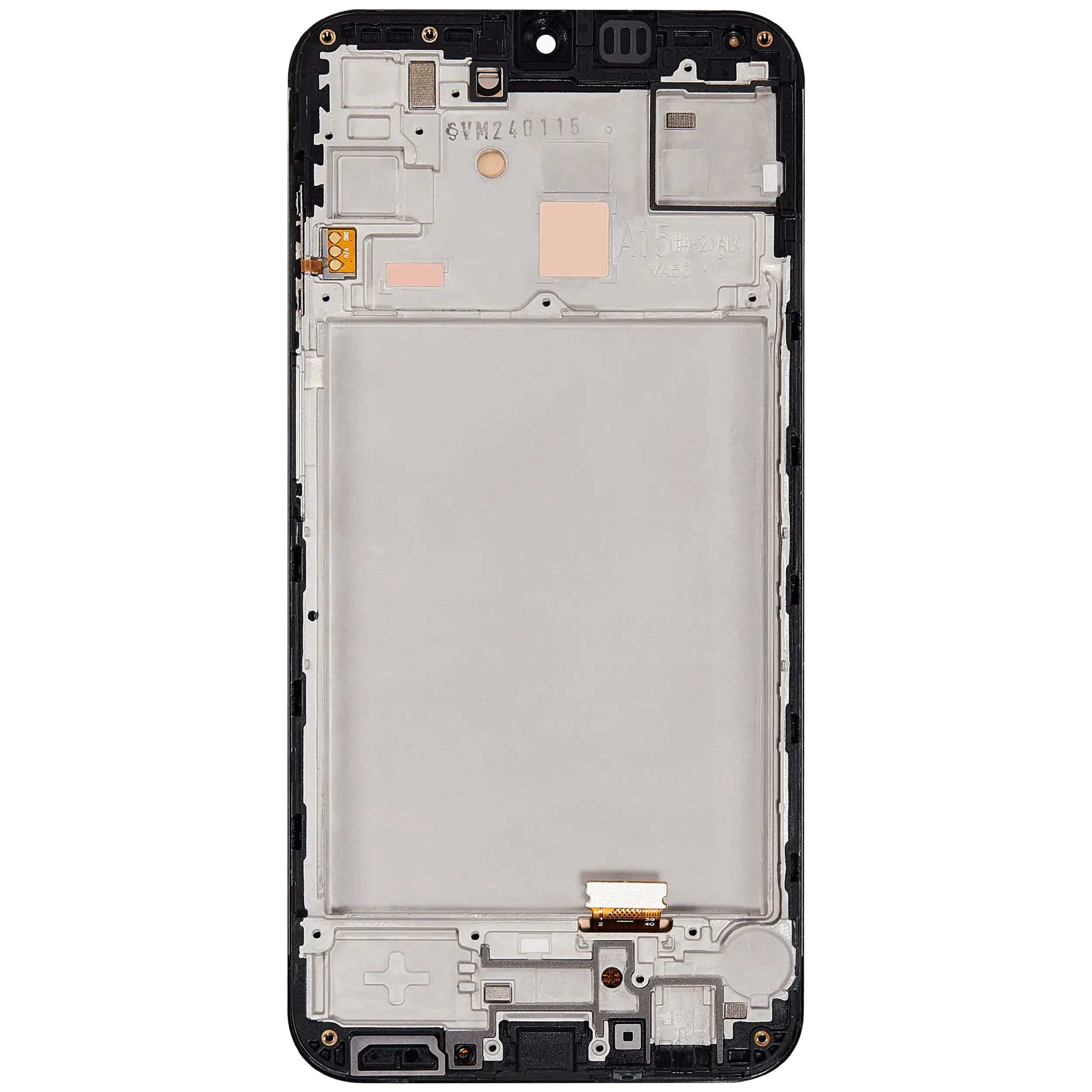 OLED Display mit Rahmen für Samsung Galaxy A15 4G (A155 / 2023) / A15 5G (A156 / 2023) (Aftermarket Plus) – Bild 4