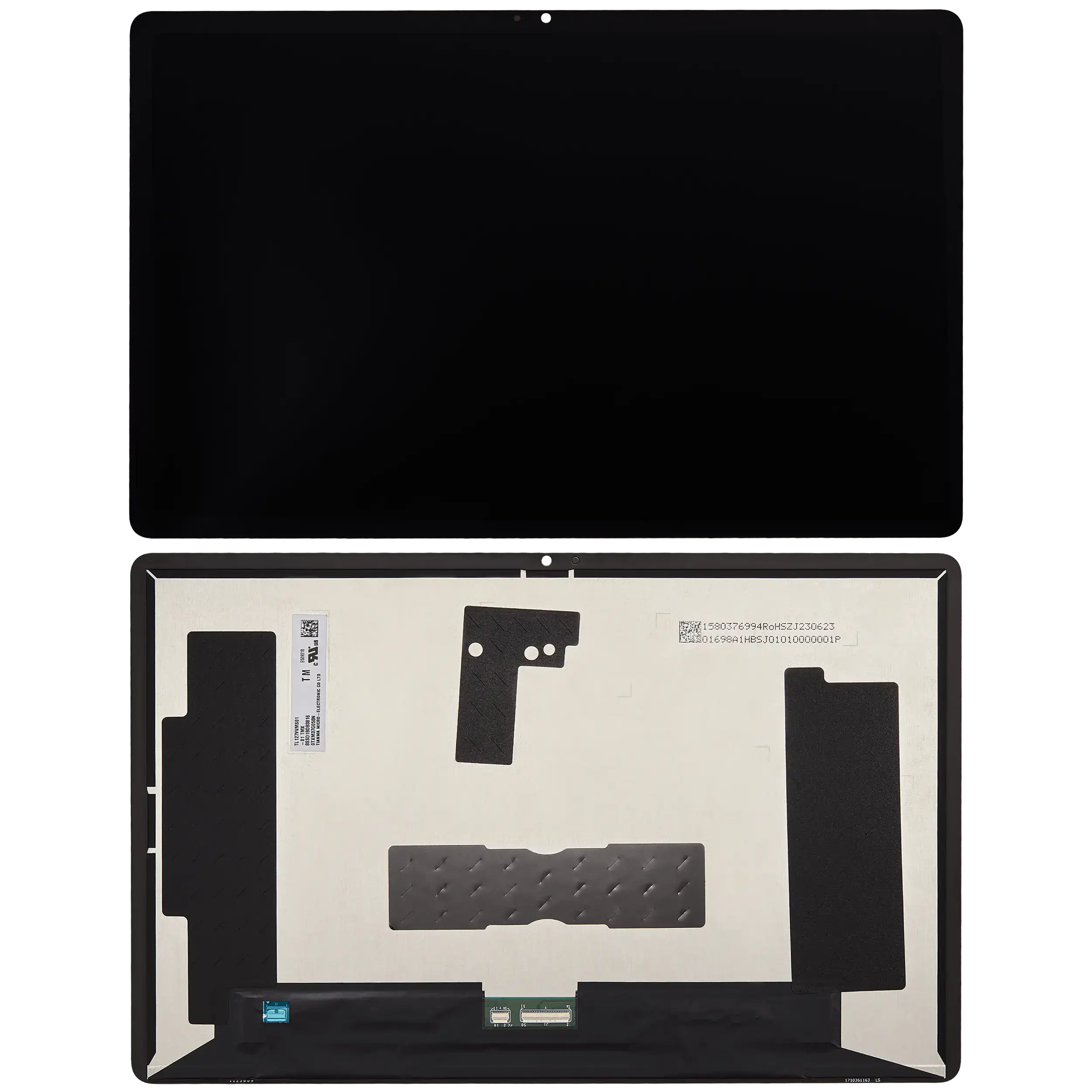 LCD Display ohne Rahmen für Lenovo Tab P12 (TB371) / Tab Pro TB373) / Motorola Moto Pad 60 Pro (professionell aufgearbeitet) – Bild 2