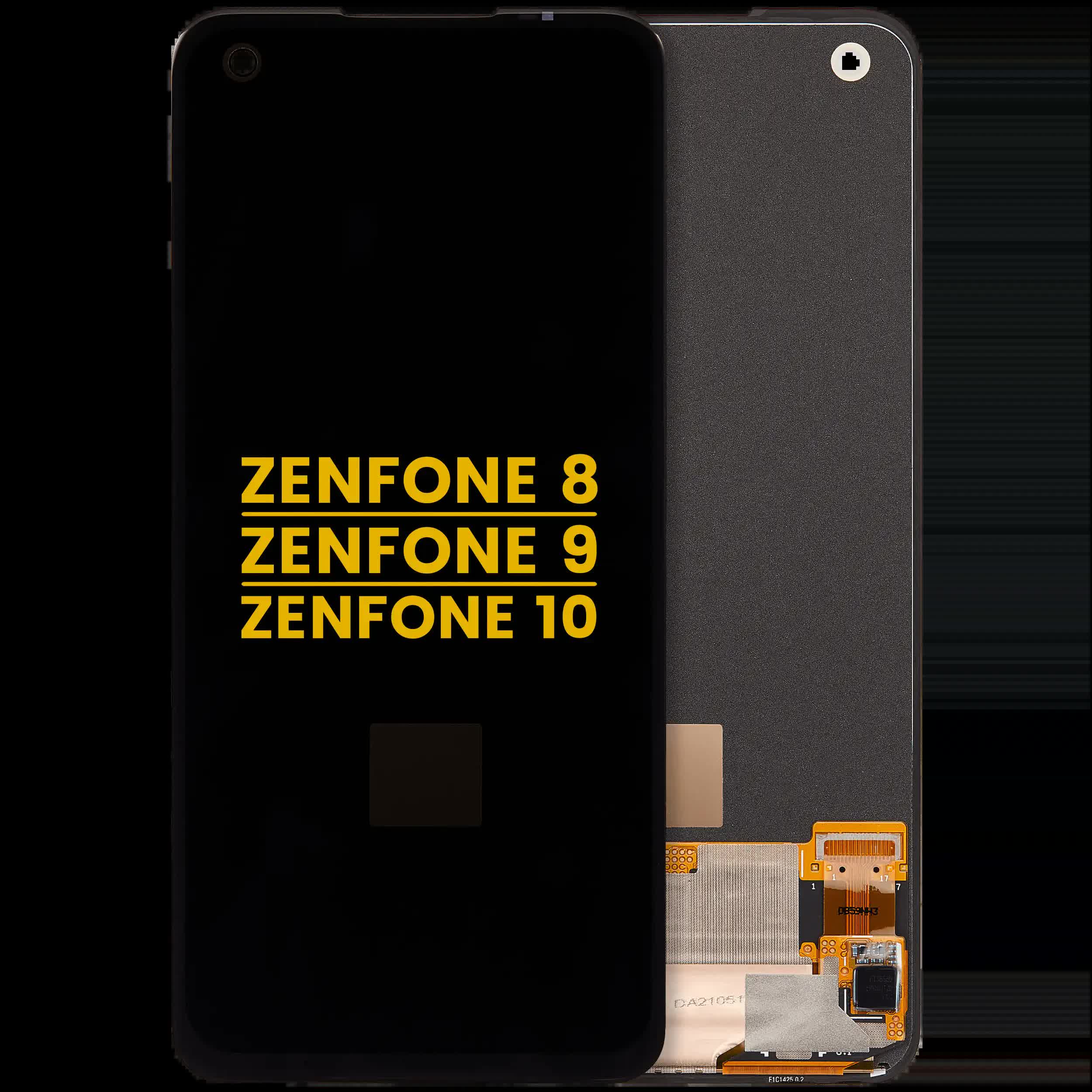 OLED Display ohne Rahmen für Asus ZenFone 8 / Asus ZenFone 9 / Asus ZenFone 10 (professionell aufgearbeitet)