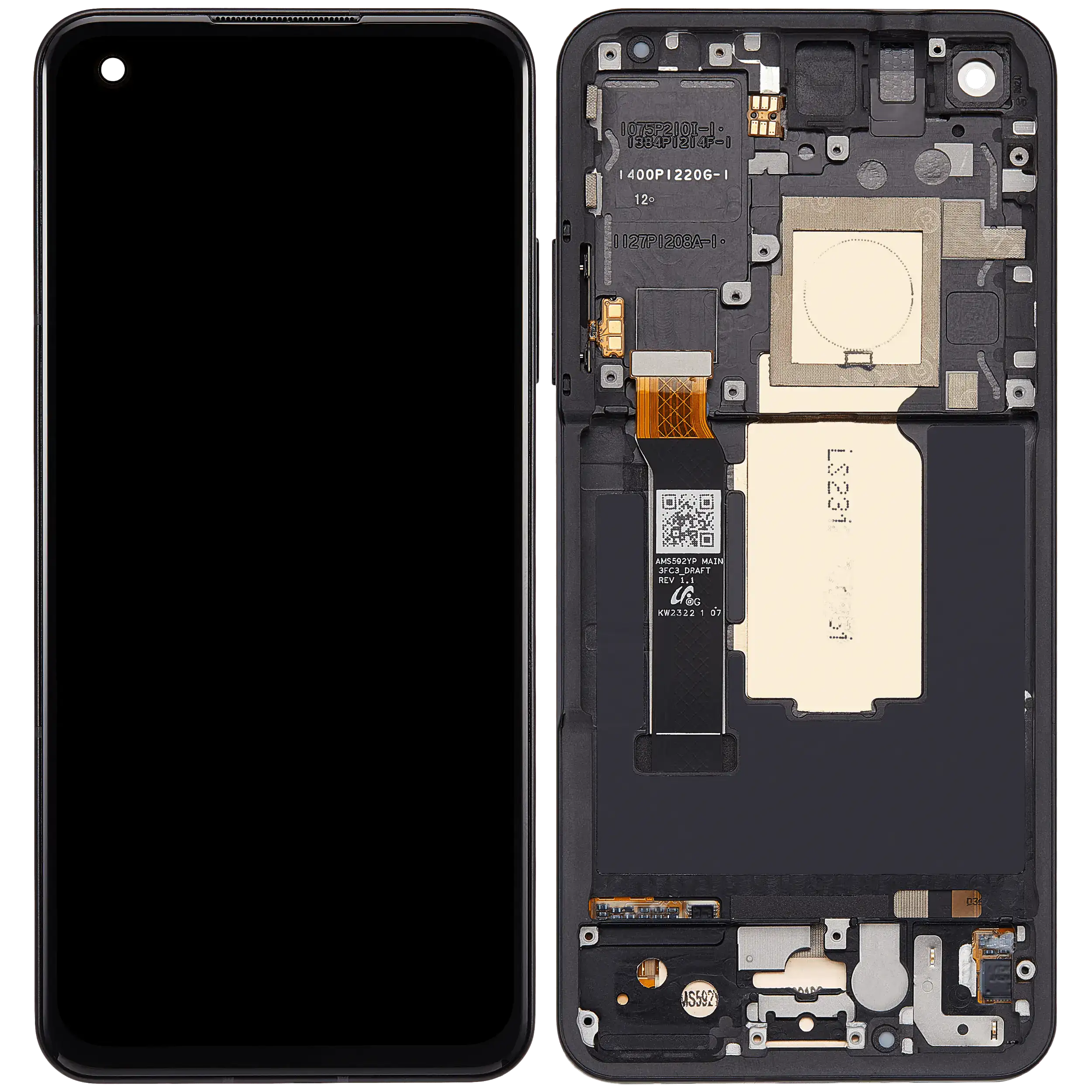 OLED Display mit Rahmen für Asus ZenFone 9 / Asus ZenFone 10 (professionell aufgearbeitet) – Bild 2
