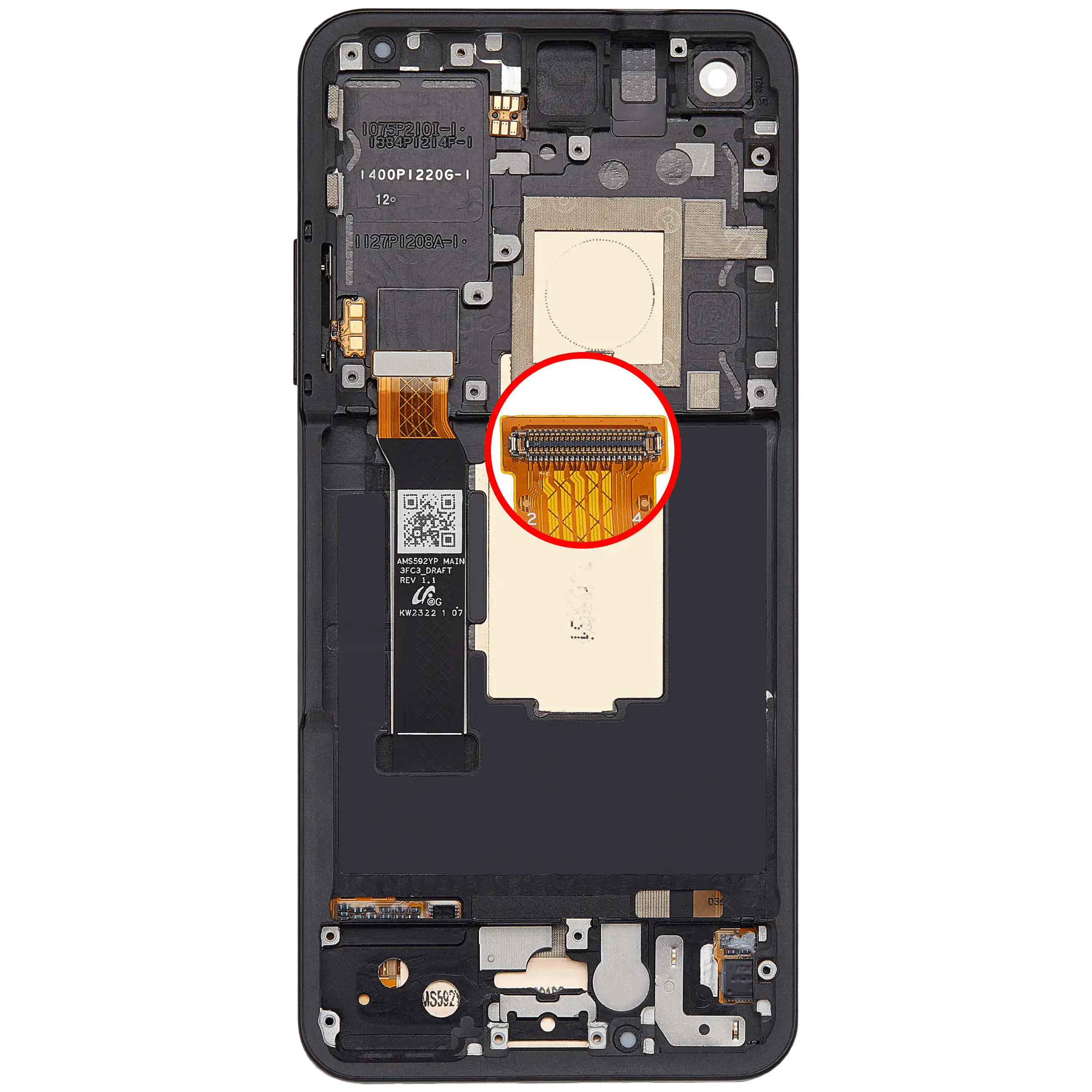 OLED Display mit Rahmen für Asus ZenFone 9 / Asus ZenFone 10 (professionell aufgearbeitet) – Bild 4