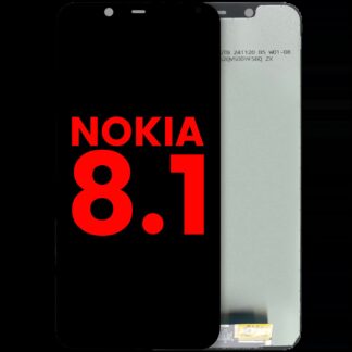 LCD Display ohne Rahmen für Nokia 8.1 (Aftermarket Plus)