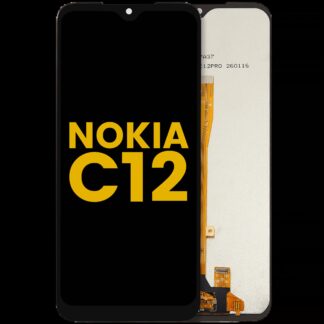 LCD Display ohne Rahmen für Nokia C12 (professionell aufgearbeitet)