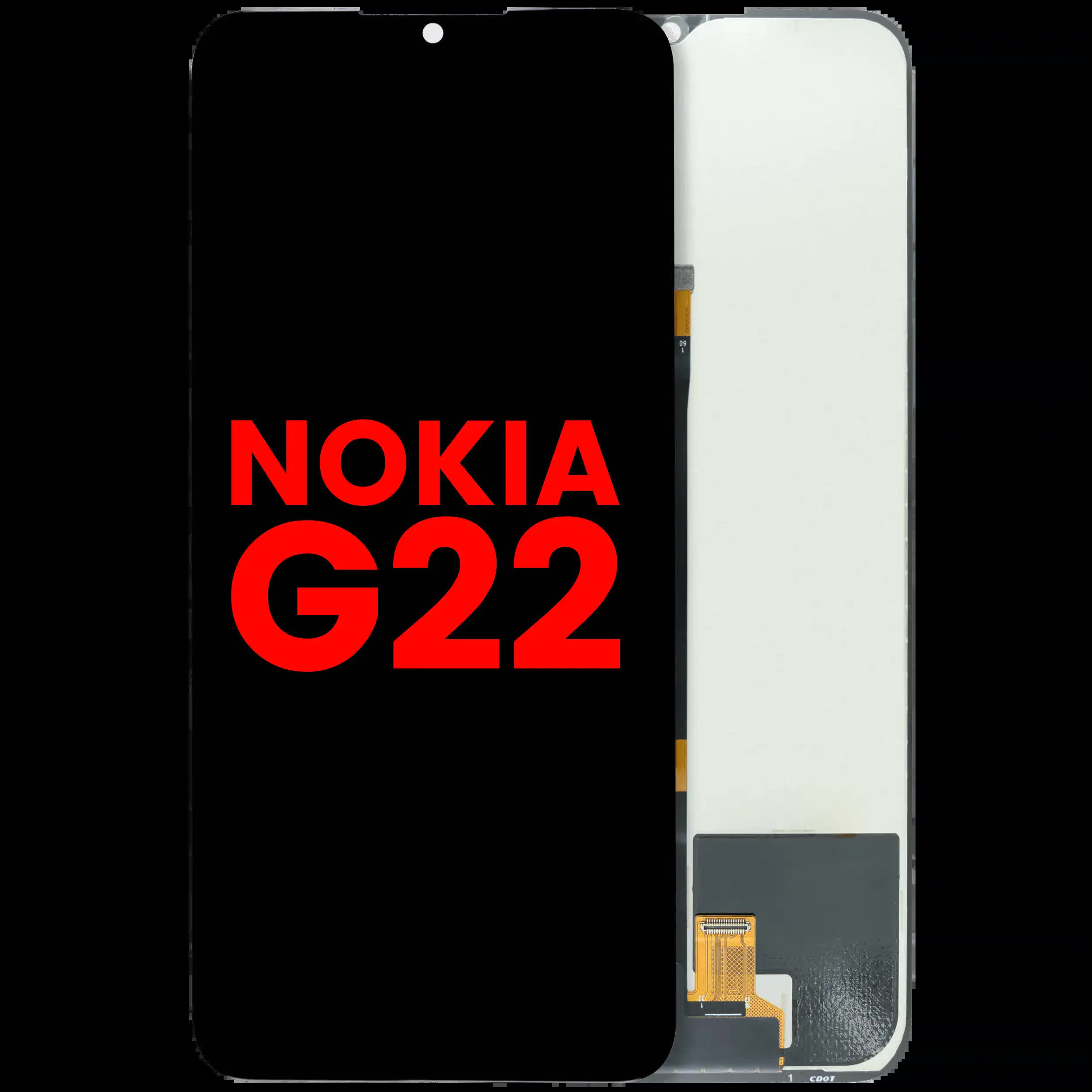 LCD Display ohne Rahmen für Nokia G22 (professionell aufgearbeitet)