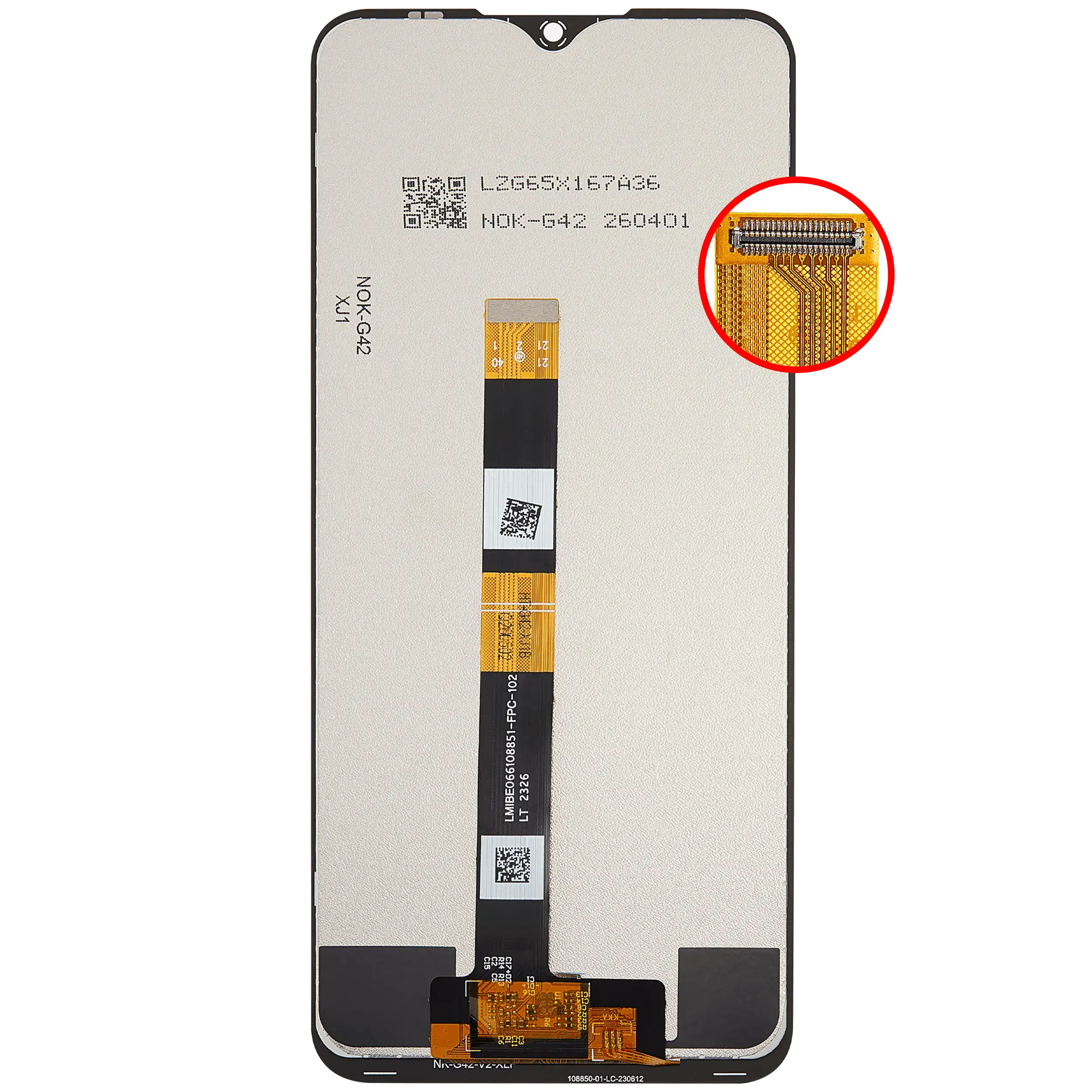 LCD Display ohne Rahmen für Nokia G42 (Aftermarket Plus) – Bild 4