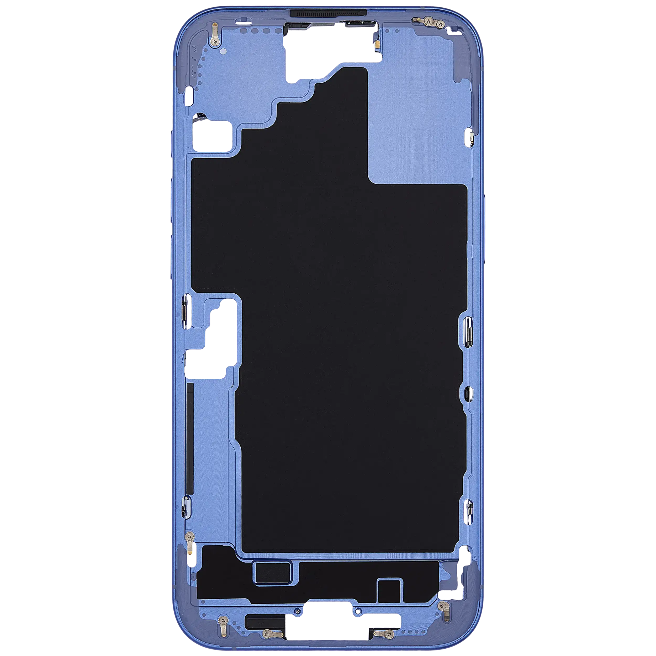 Mittelrahmen mit Power und Lautstärketaste für iPhone 16 Plus (US-Version) (Aftermarket Plus) (Ultramarine) – Bild 3