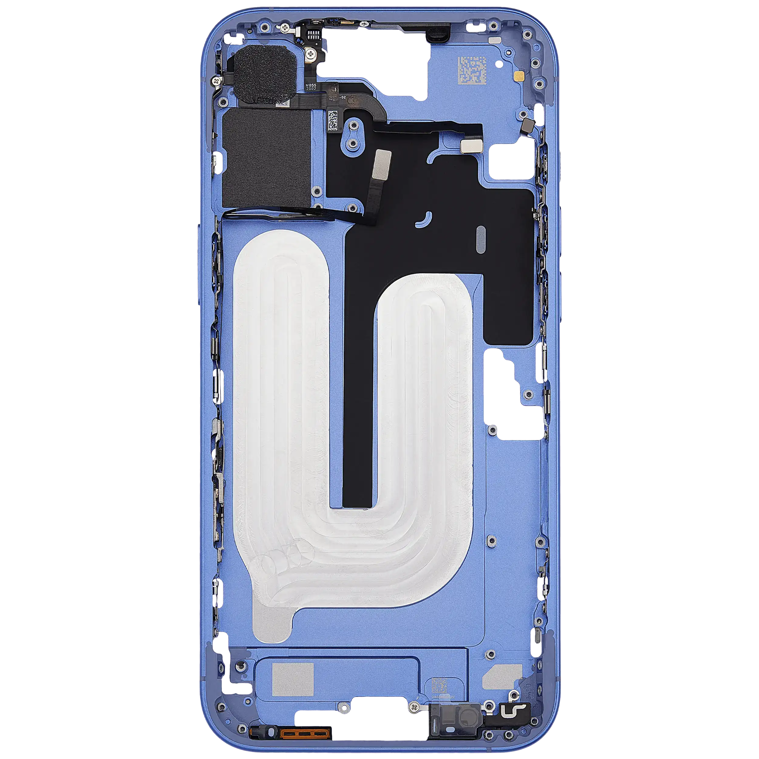 Mittelrahmen mit Power und Lautstärketaste für iPhone 16 Plus (US-Version) (Aftermarket Plus) (Ultramarine) – Bild 4