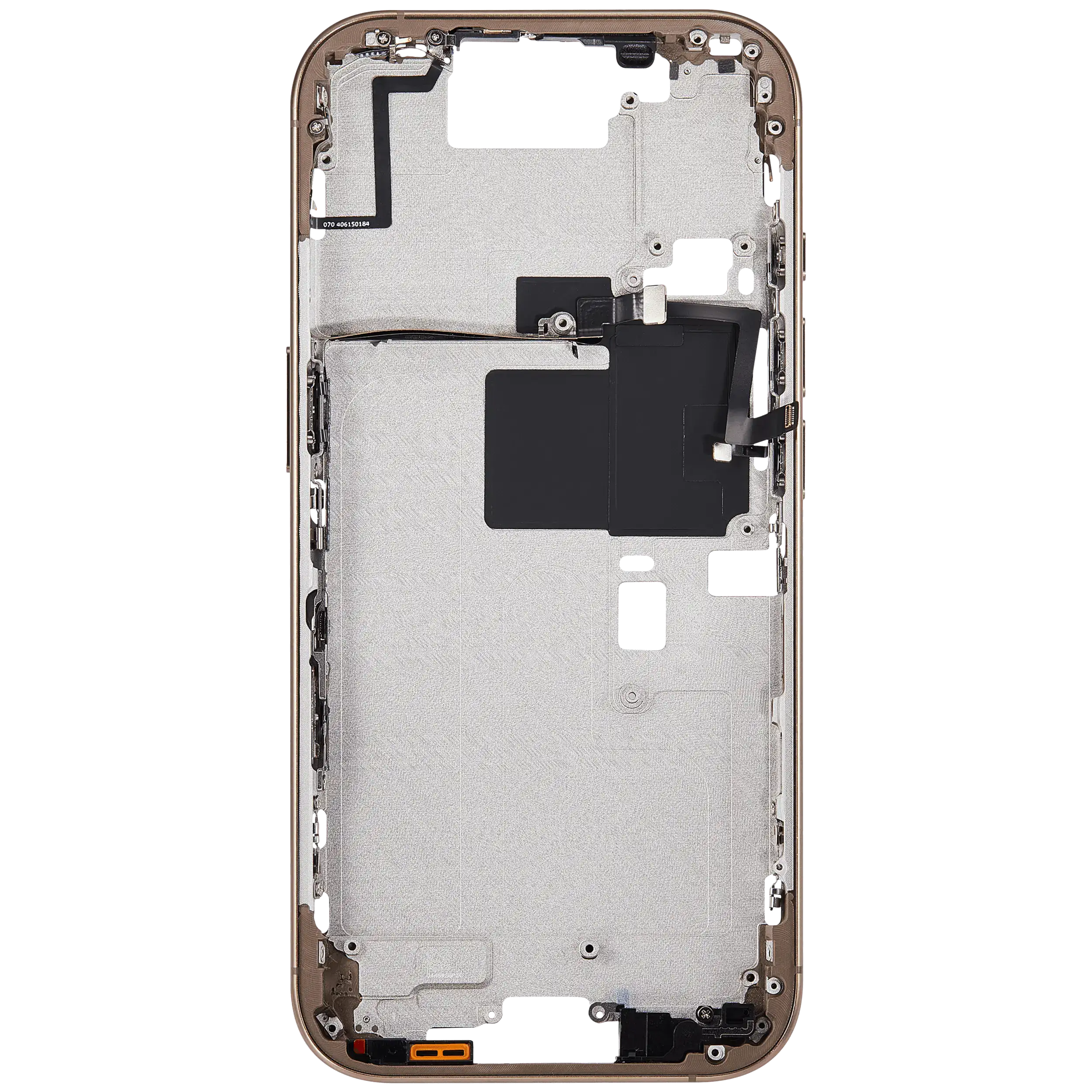 Mittelrahmen mit Power und Lautstärketaste für iPhone 16 Pro (US-Version) (Aftermarket Plus) (Desert Titanium) – Bild 4