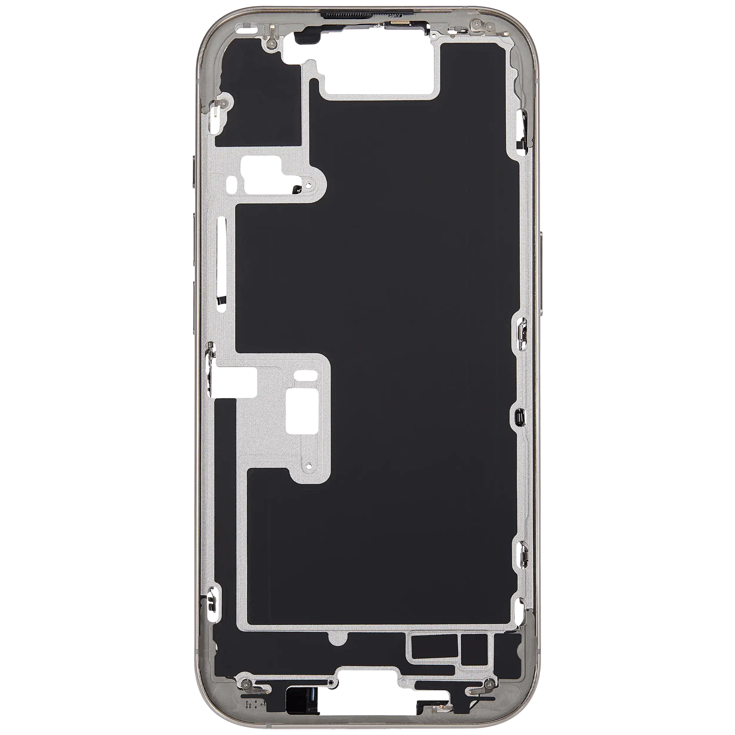 Mittelrahmen mit Power und Lautstärketaste für iPhone 16 Pro (US-Version) (Aftermarket Plus) (Natural Titanium) – Bild 3