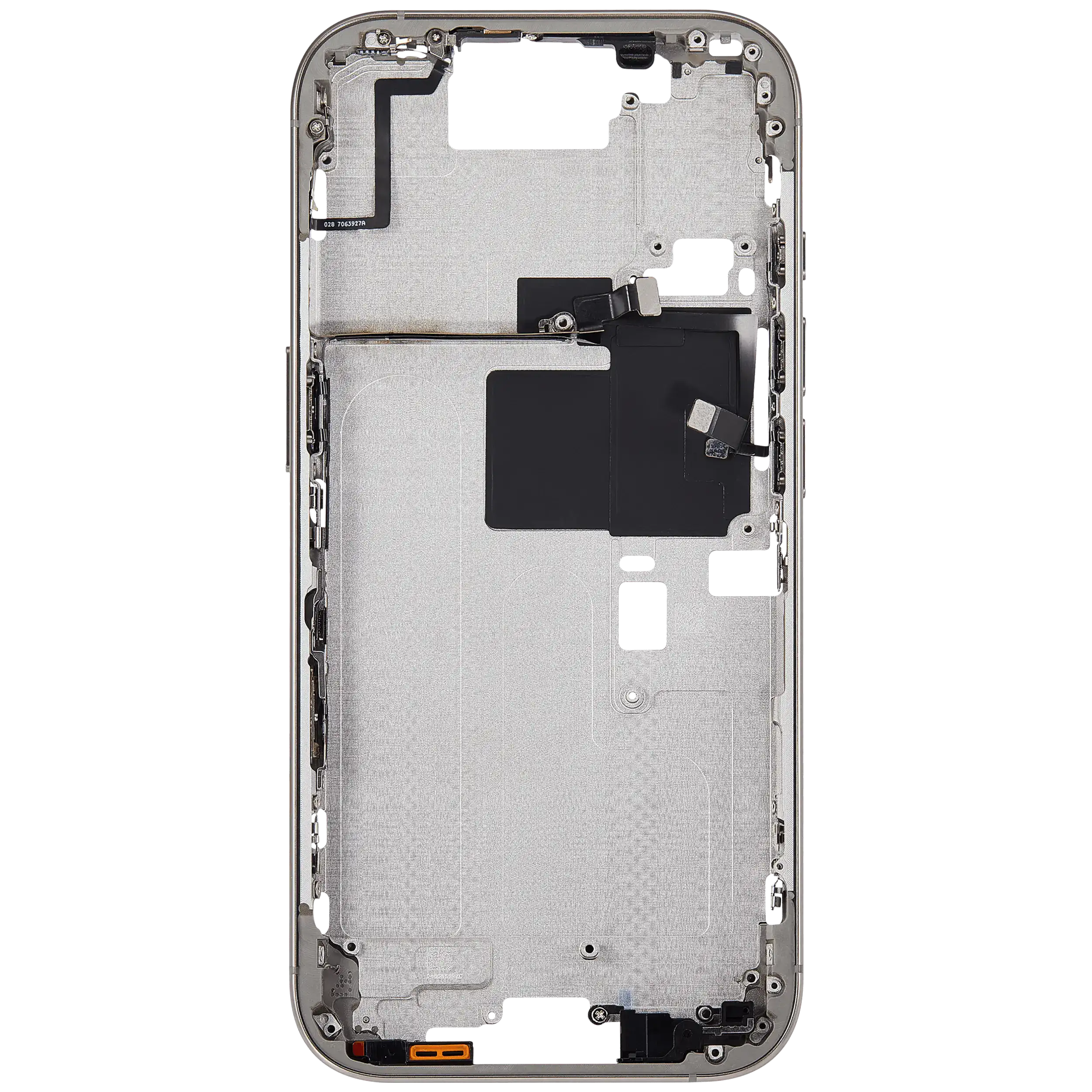 Mittelrahmen mit Power und Lautstärketaste für iPhone 16 Pro (US-Version) (Aftermarket Plus) (Natural Titanium) – Bild 4