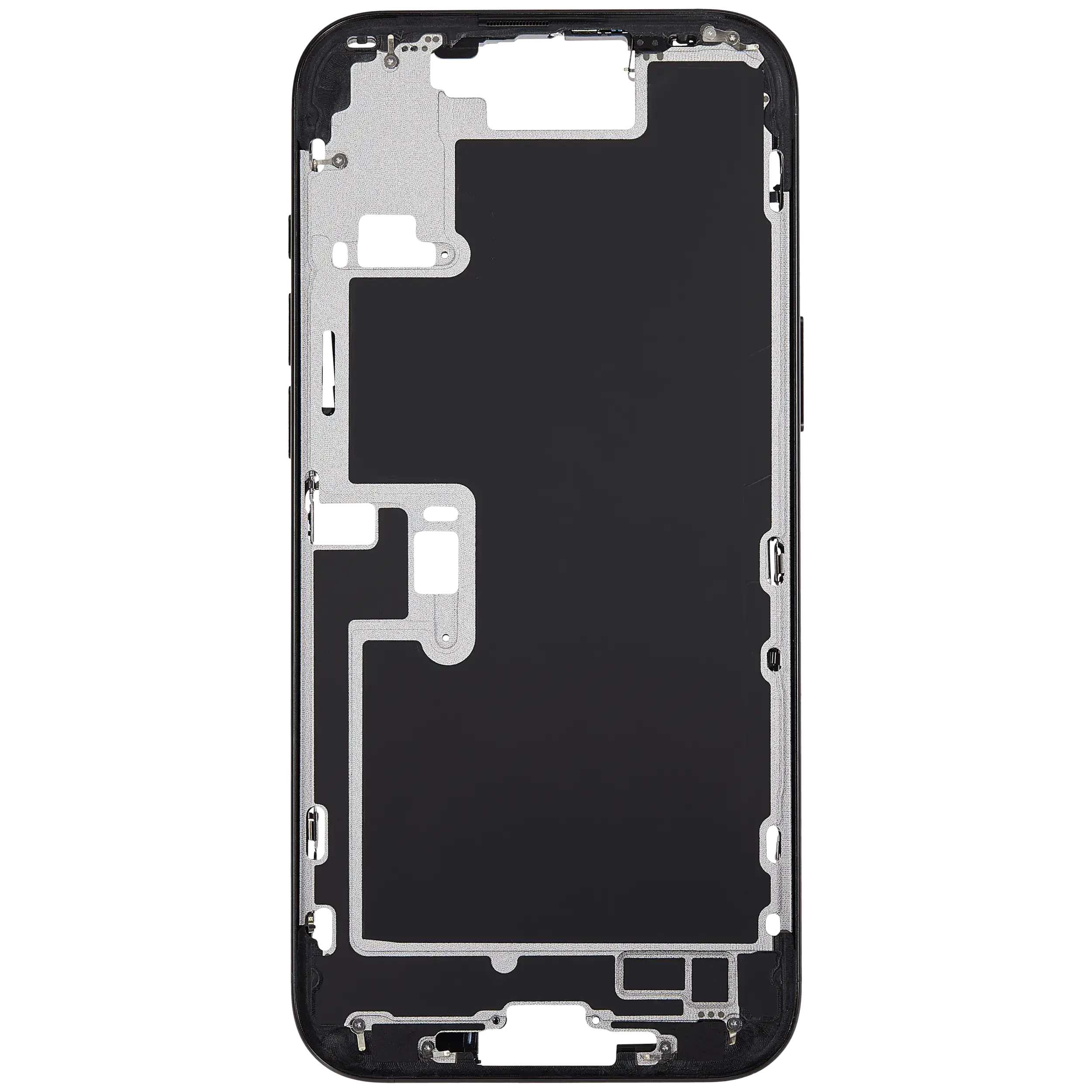 Mittelrahmen mit Power und Lautstärketaste für iPhone 16 Pro Max (US-Version) (Aftermarket Plus) (Black Titanium) – Bild 3