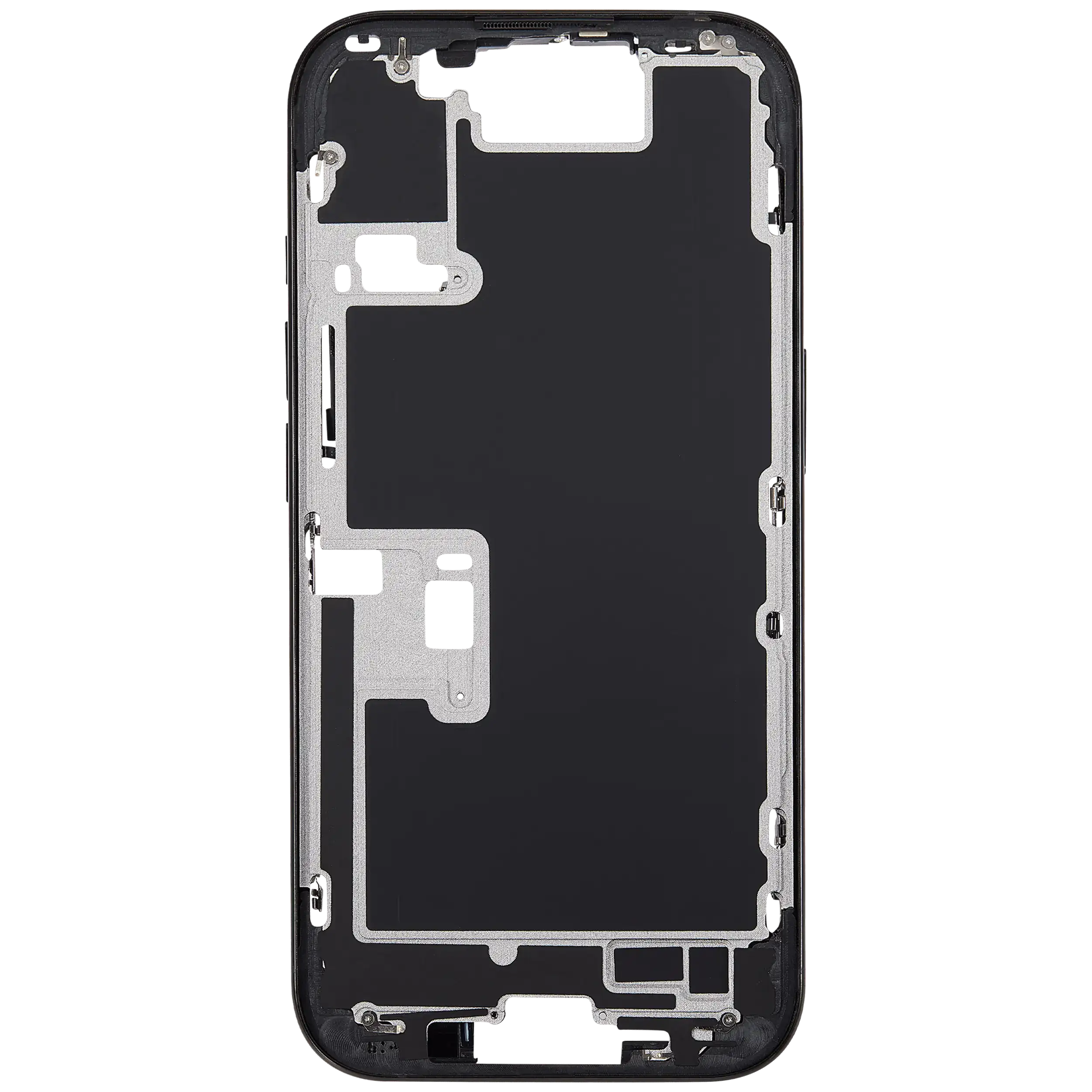 Mittelrahmen mit Power und Lautstärketaste für iPhone 16 Pro (EU / globale Version) (Aftermarket Plus) (Black Titanium) – Bild 3