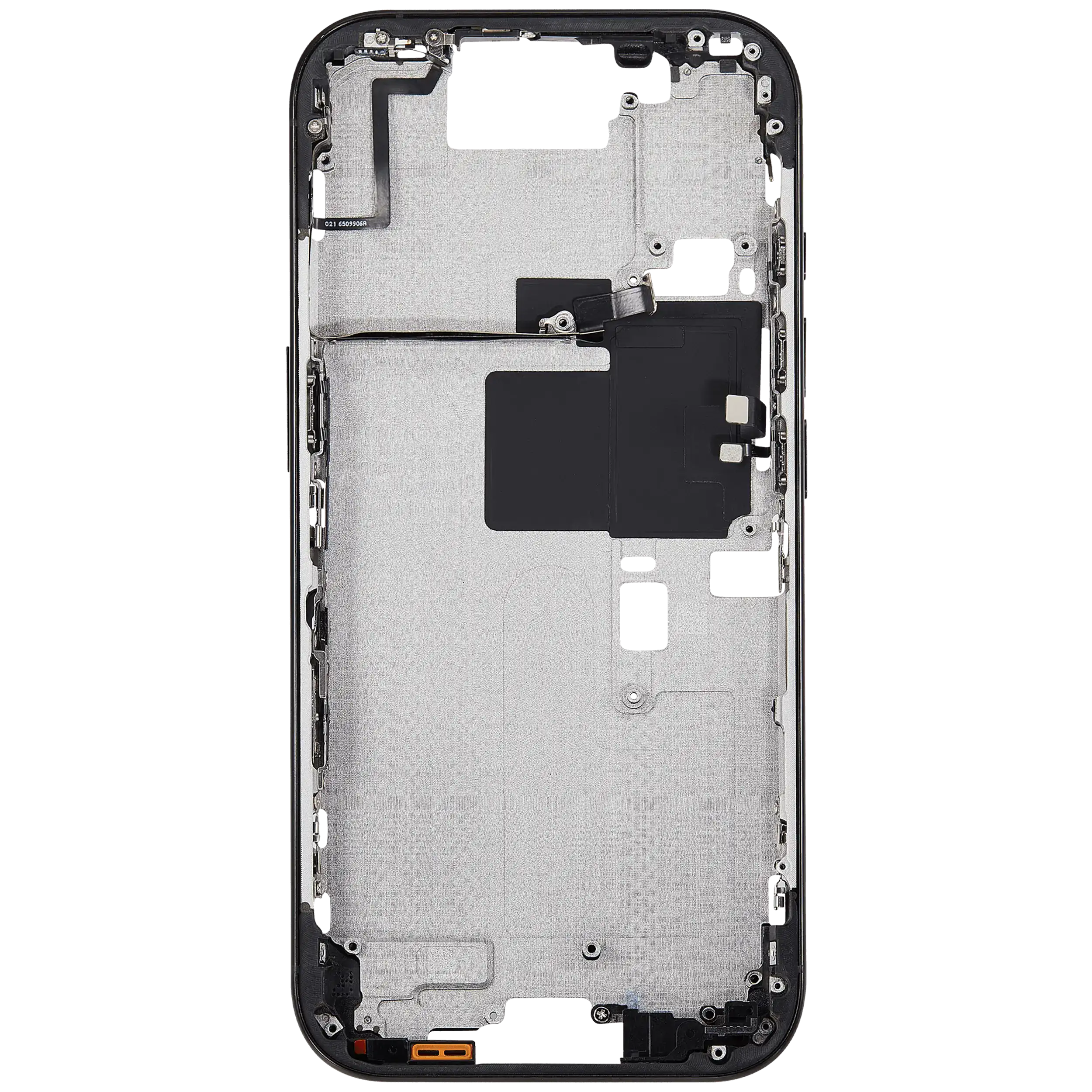 Mittelrahmen mit Power und Lautstärketaste für iPhone 16 Pro (EU / globale Version) (Aftermarket Plus) (Black Titanium) – Bild 4