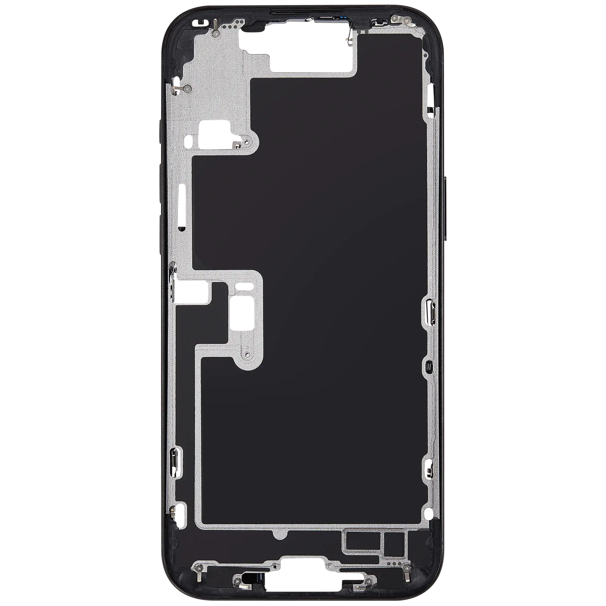 Mittelrahmen mit Power und Lautstärketaste für iPhone 16 Pro Max (EU / globale Version) (Aftermarket Plus) (Black Titanium) – Bild 3