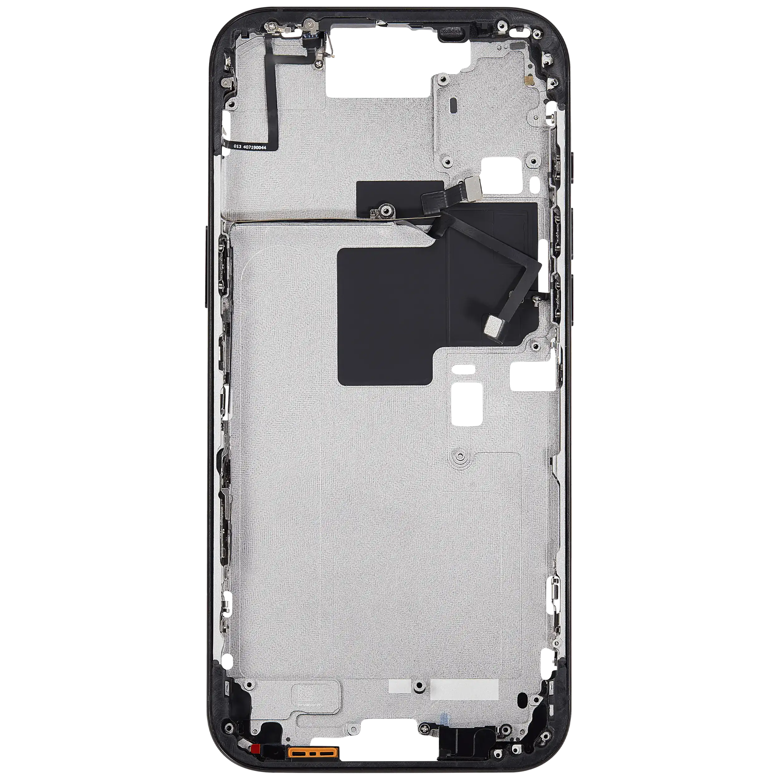 Mittelrahmen mit Power und Lautstärketaste für iPhone 16 Pro Max (EU / globale Version) (Aftermarket Plus) (Black Titanium) – Bild 4