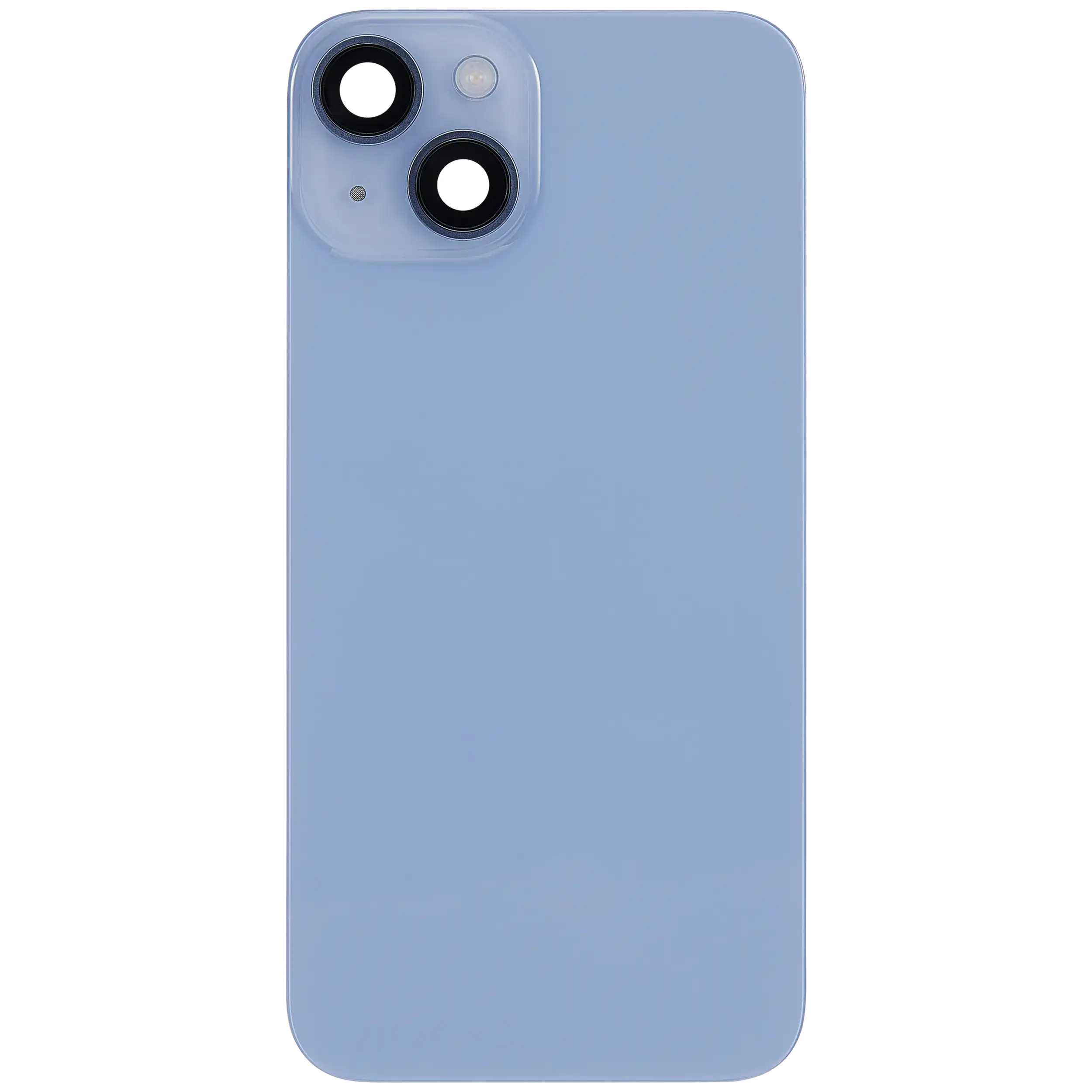 Rückglas mit MagSafe Magnet & NFC & Taschenlampen-Flexkabel für iPhone 14 (ausgebautes Originalteil: Grade C) (Blue (Blau)) – Bild 3