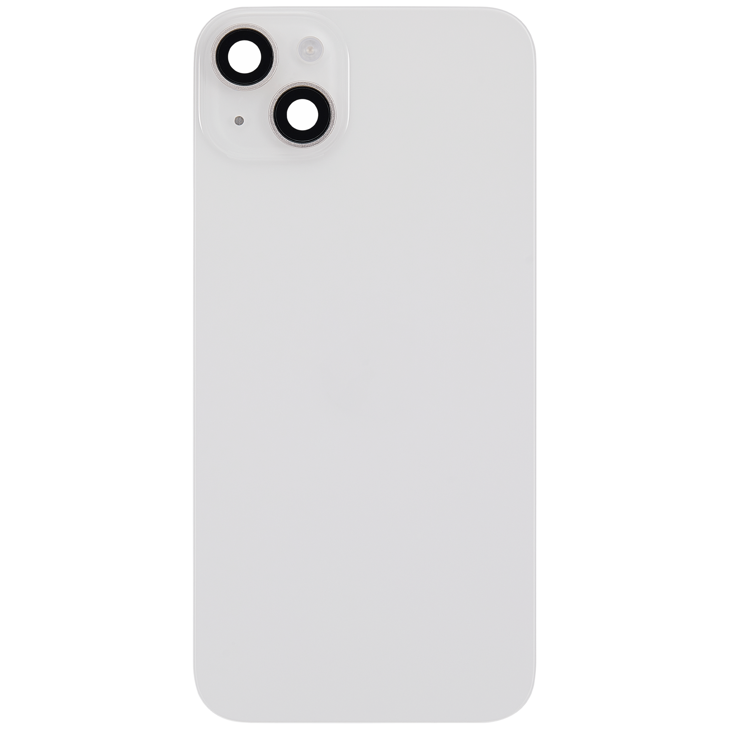 Rückglas mit MagSafe Magnet & NFC & Taschenlampen-Flexkabel für iPhone 14 Plus (ausgebautes Originalteil: Grade C) (Starlight) – Bild 3