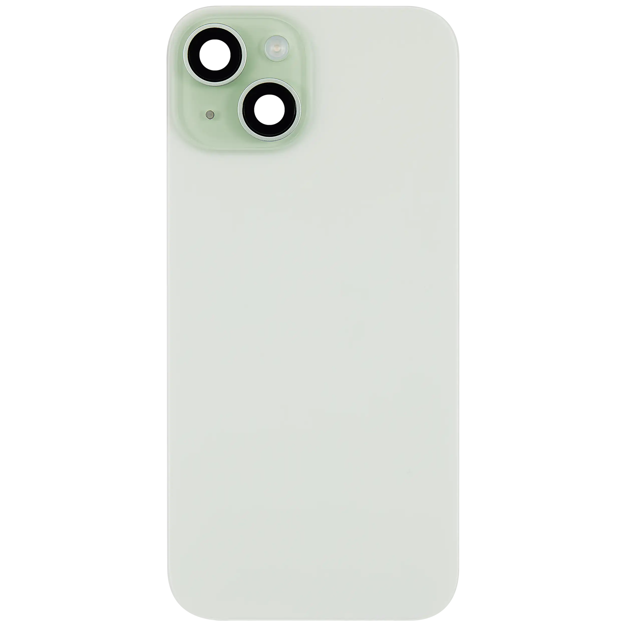 Rückglas mit MagSafe Magnet & NFC & Taschenlampen-Flexkabel für iPhone 15 (ausgebautes Originalteil: Grade C) (Green (Grün)) – Bild 3