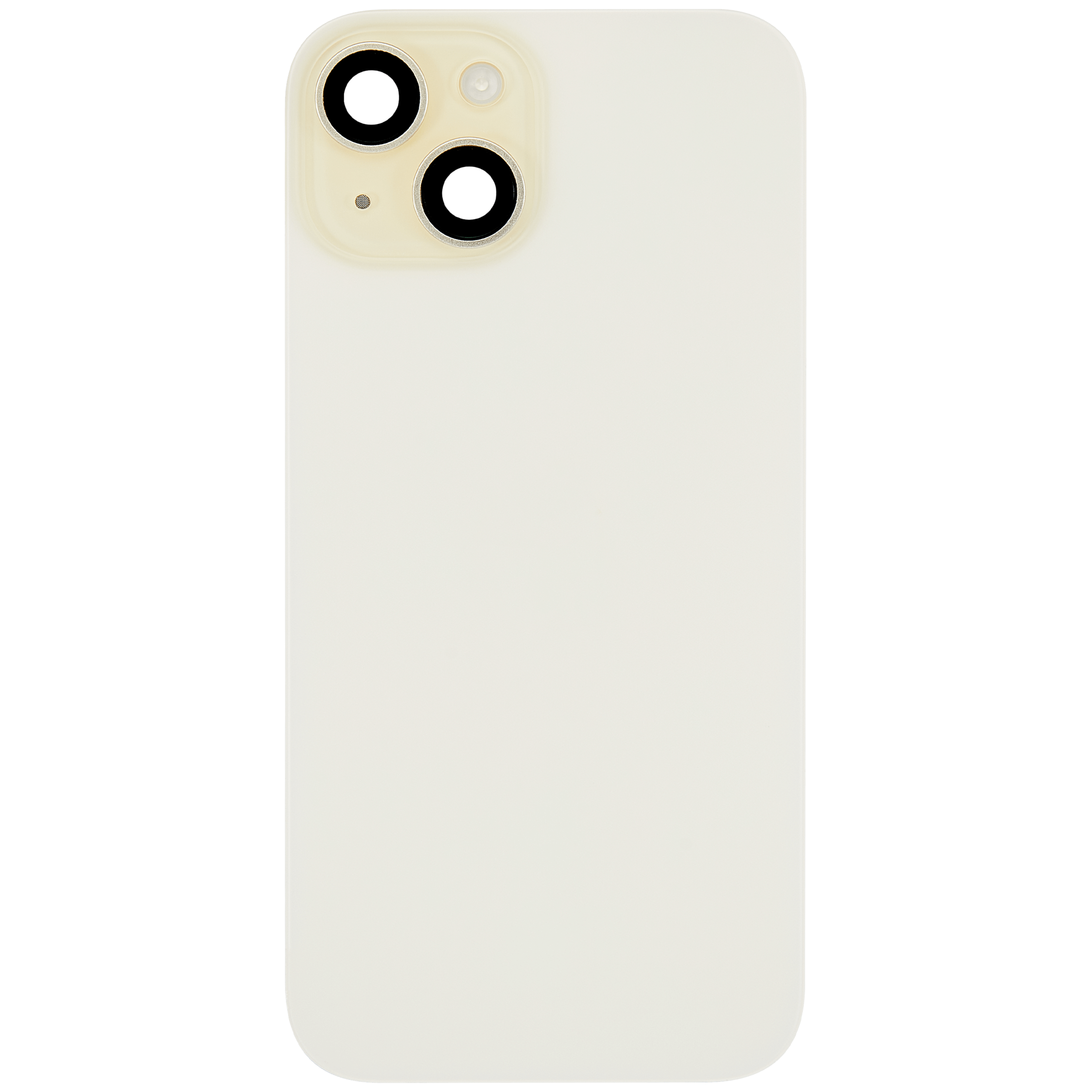 Rückglas mit MagSafe Magnet & NFC & Taschenlampen-Flexkabel für iPhone 15 (ausgebautes Originalteil: Grade C) (Yellow) – Bild 3