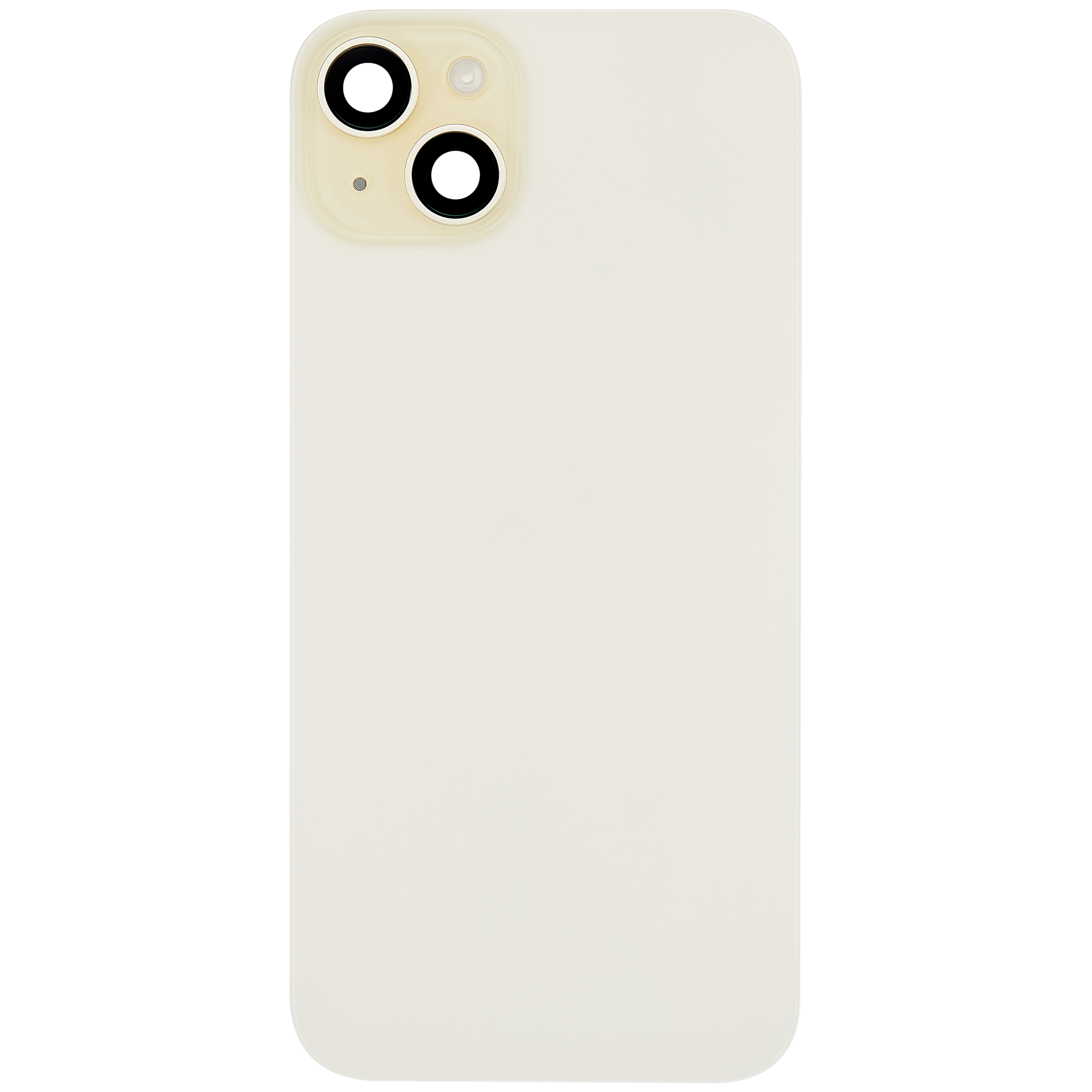 Rückglas mit MagSafe Magnet & NFC & Taschenlampen-Flexkabel für iPhone 15 Plus (ausgebautes Originalteil: Grade C) (Yellow) – Bild 3