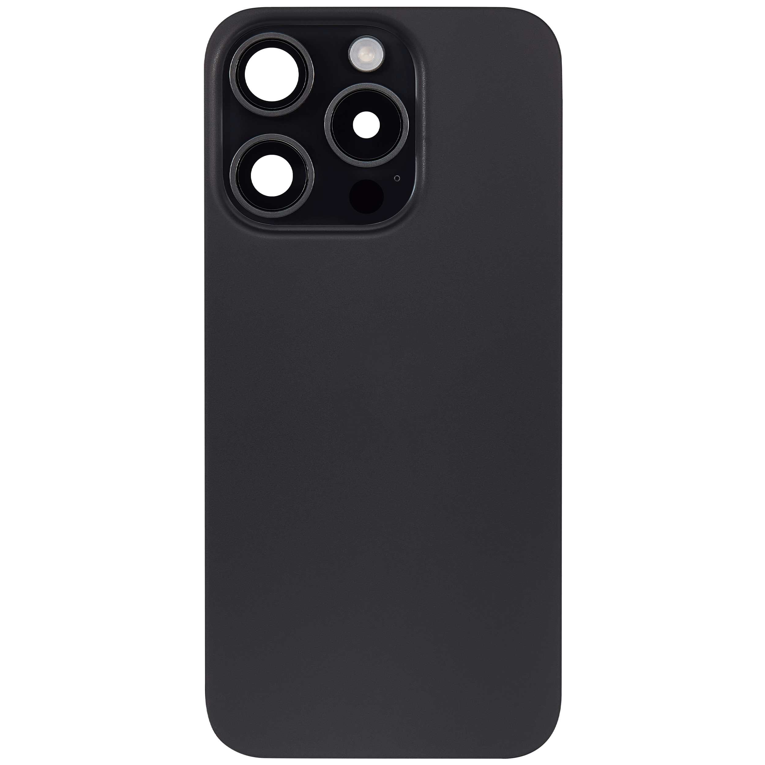 Rückglas mit MagSafe Magnet & NFC & Taschenlampen-Flexkabel für iPhone 15 Pro (ausgebautes Originalteil: Grade C) (Black Titanium) – Bild 4