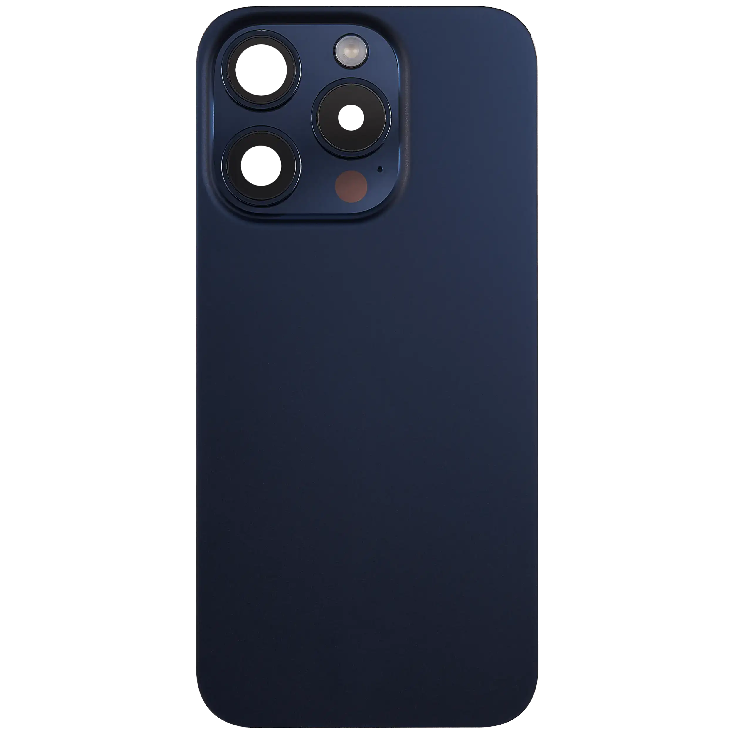 Rückglas mit MagSafe Magnet & NFC & Taschenlampen-Flexkabel für iPhone 15 Pro (ausgebautes Originalteil: Grade C) (Blue Titanium) – Bild 3