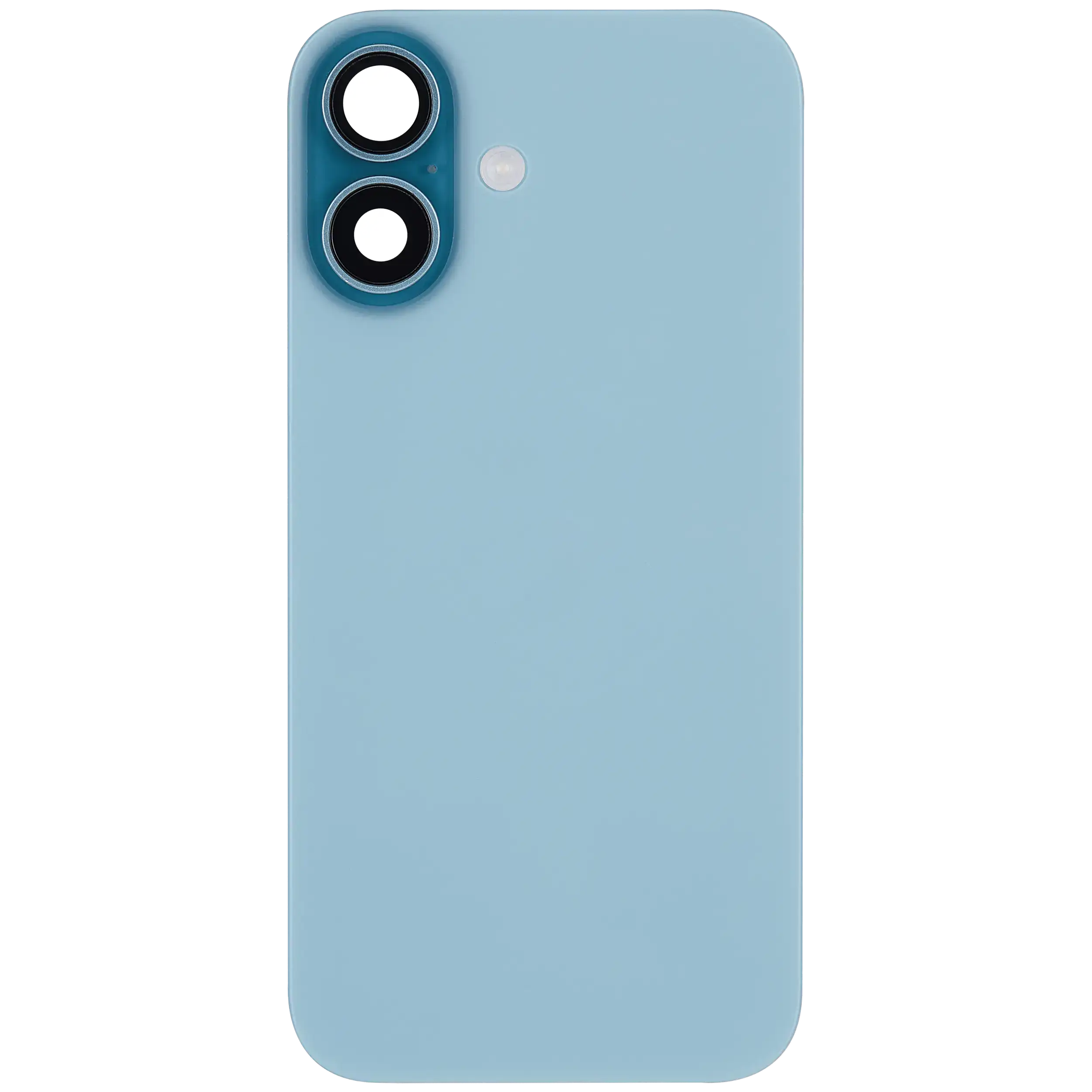 Rückglas mit MagSafe Magnet & NFC & Taschenlampen-Flexkabel für iPhone 16 (ausgebautes Originalteil: Grade C) (Teal) – Bild 3