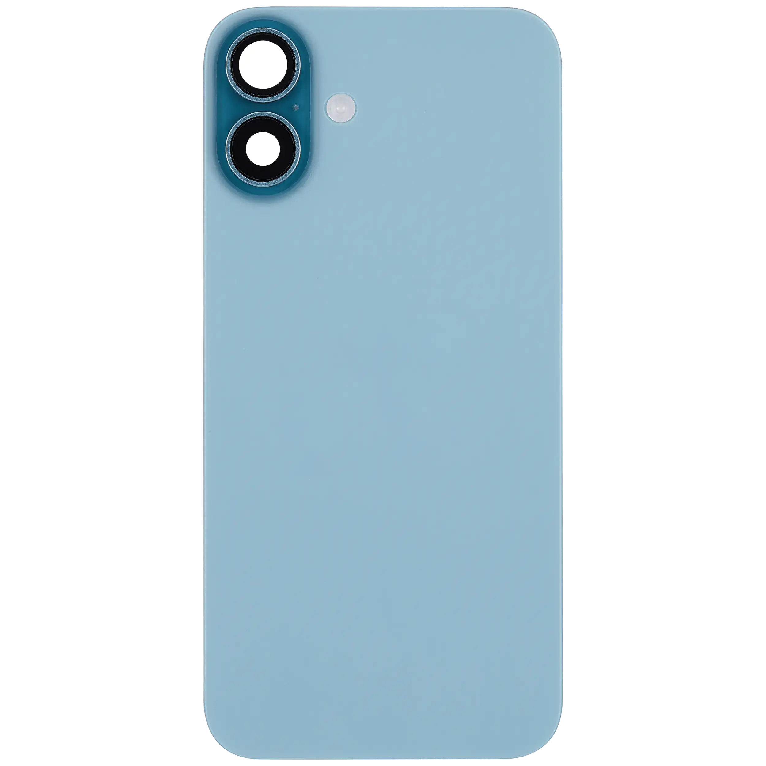 Rückglas mit MagSafe Magnet & NFC & Taschenlampen-Flexkabel für iPhone 16 Plus (ausgebautes Originalteil: Grade C) (Teal) – Bild 3