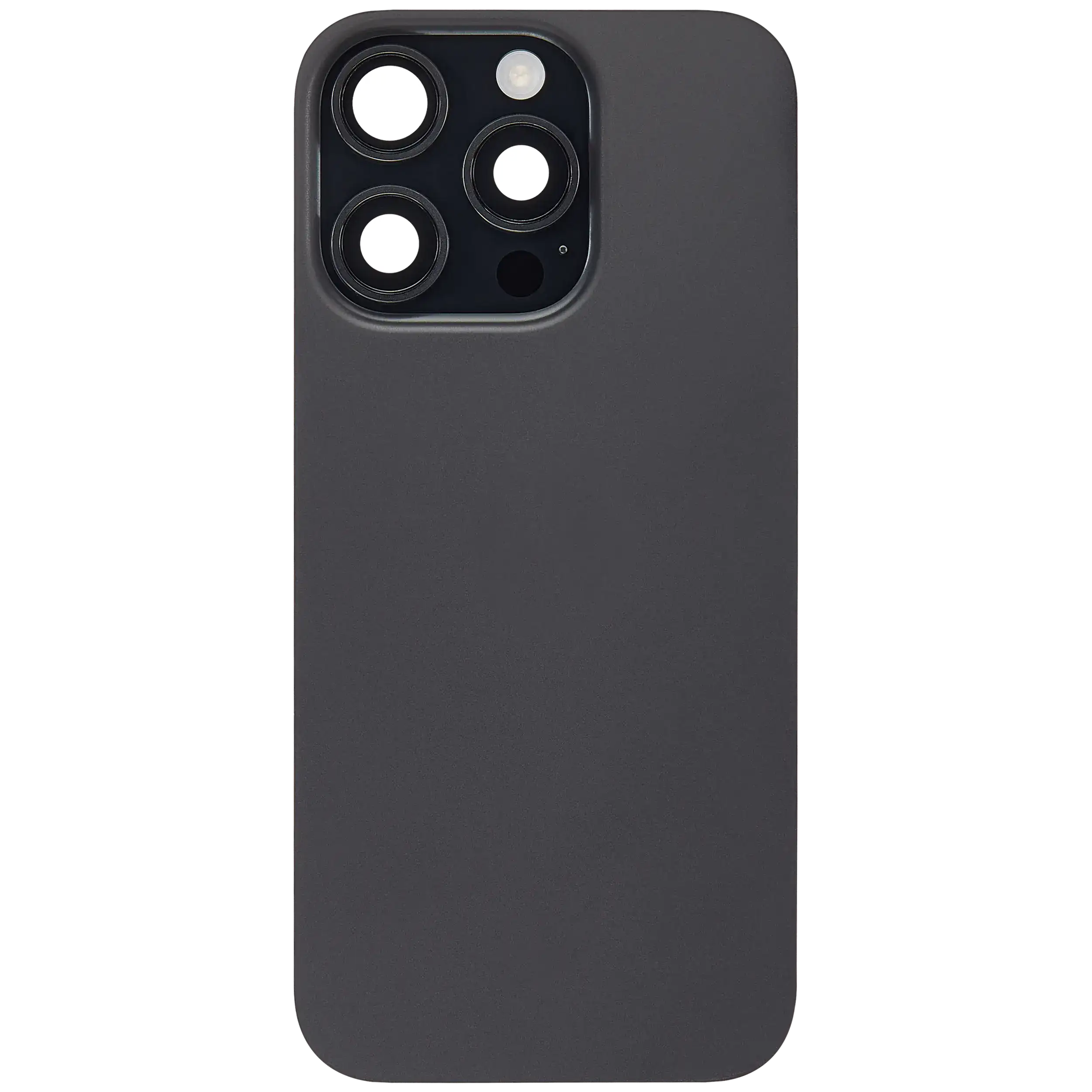 Rückglas mit MagSafe Magnet & NFC & Taschenlampen-Flexkabel für iPhone 16 Pro (ausgebautes Originalteil: Grade C) (Black Titanium) – Bild 3