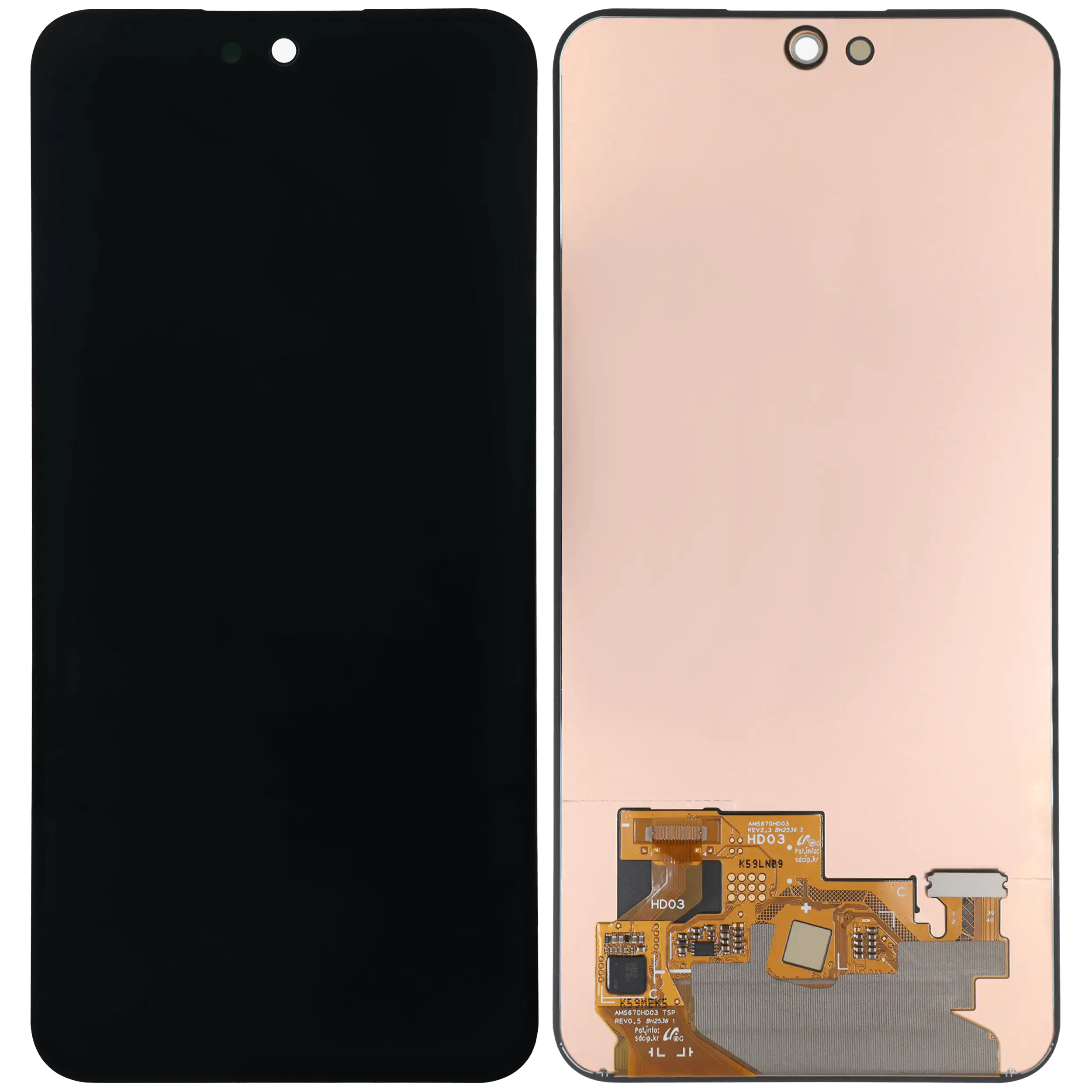 OLED Display ohne Rahmen für Samsung Galaxy A56 5G (A566 / 2025) (Service Pack) – Bild 2