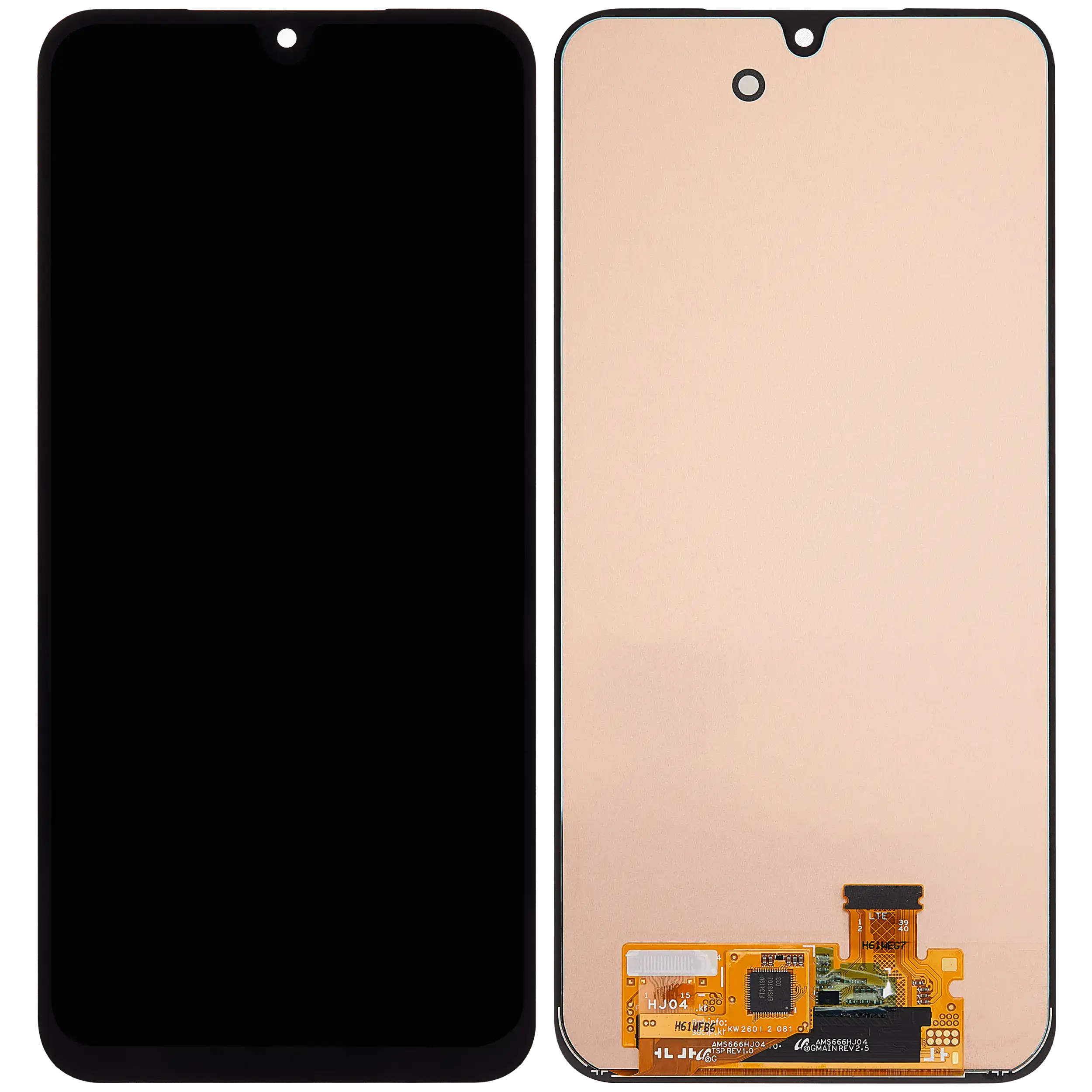 OLED Display ohne Rahmen für Samsung Galaxy A17 (A175 / 2025) (professionell aufgearbeitet) – Bild 2
